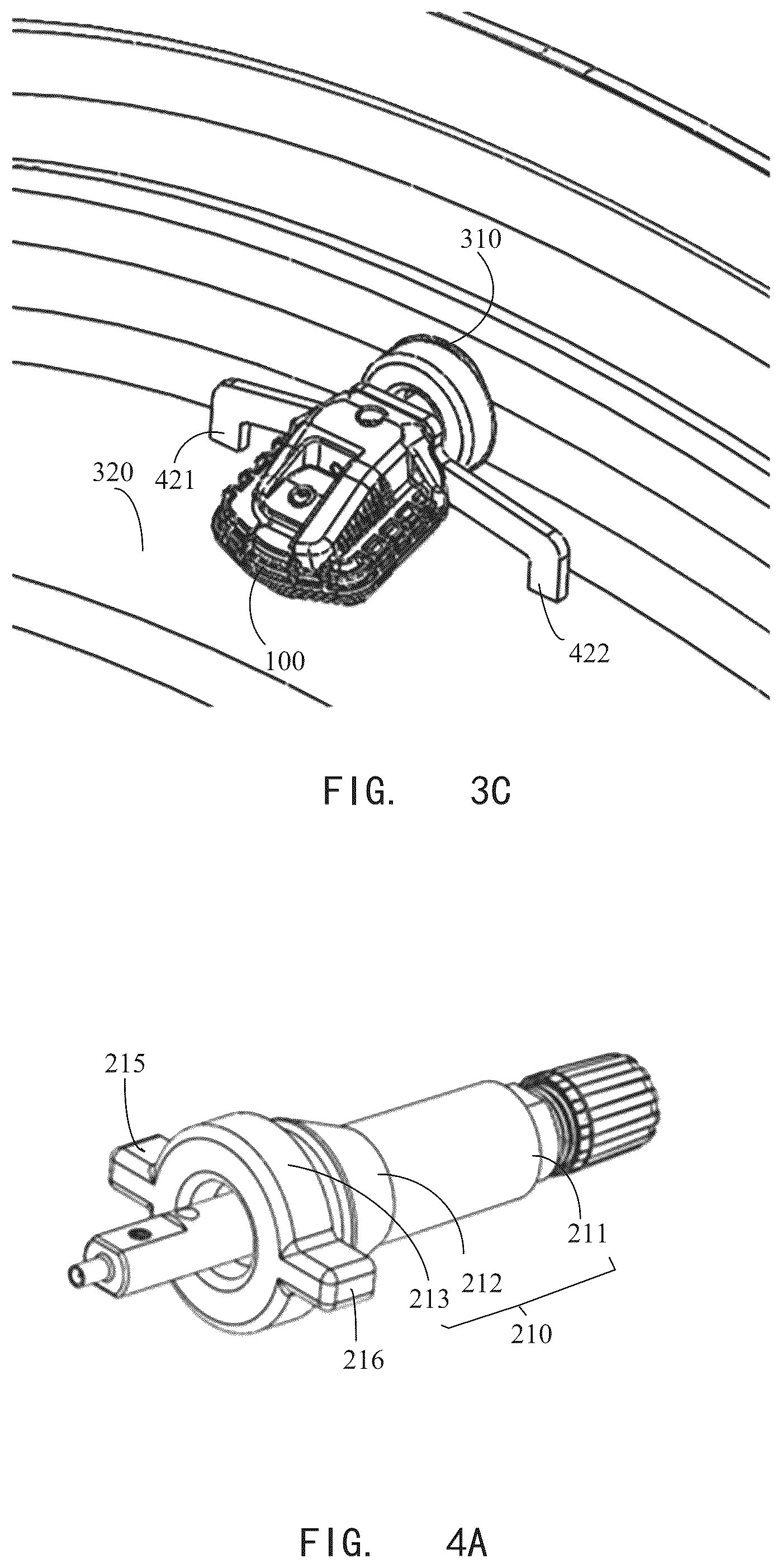 Patent US12365206 Figure 5 – TPMS transmitter fixing structure and assembling structure
