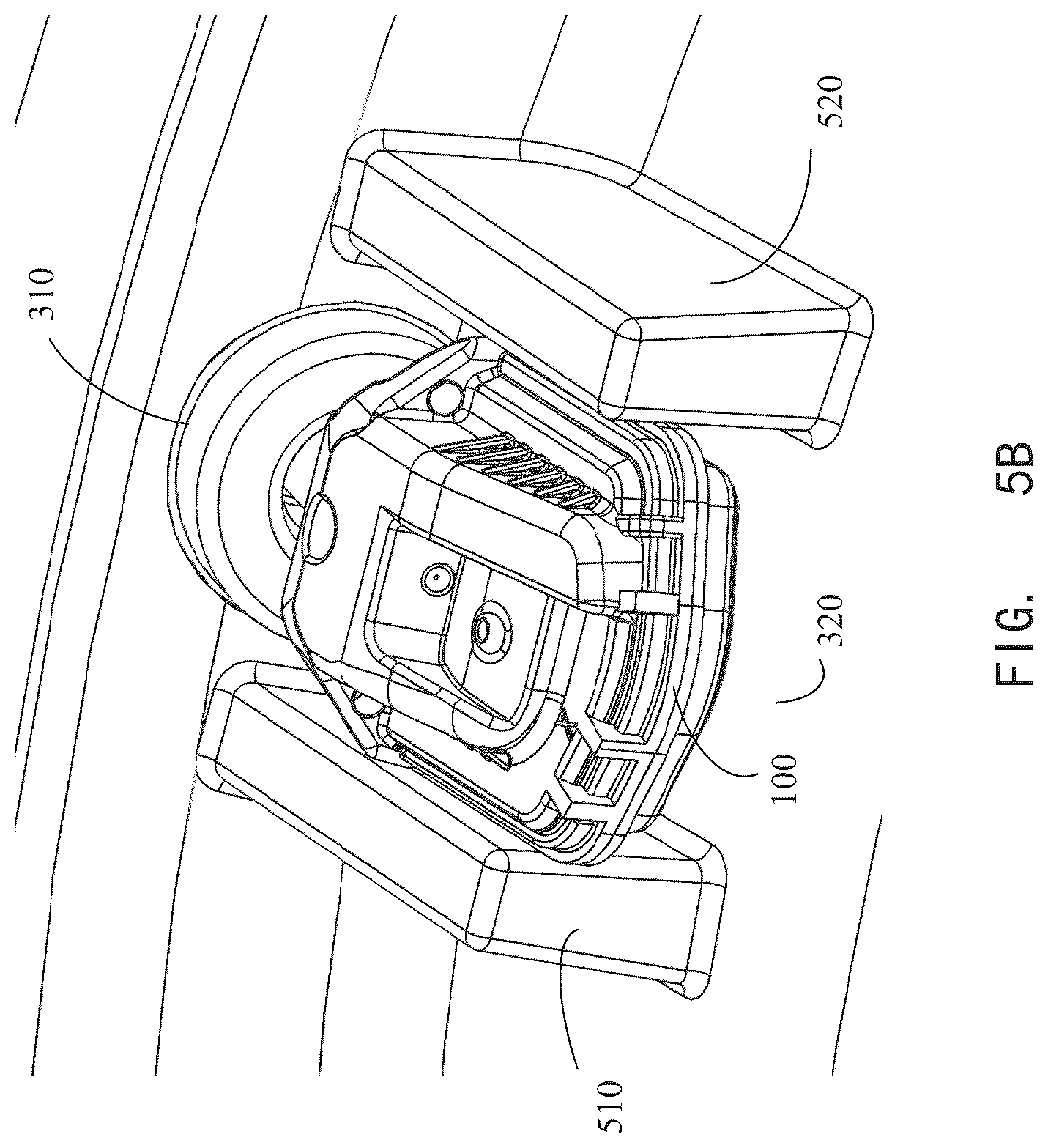 Patent US12365206 Figure 8 – TPMS transmitter fixing structure and assembling structure