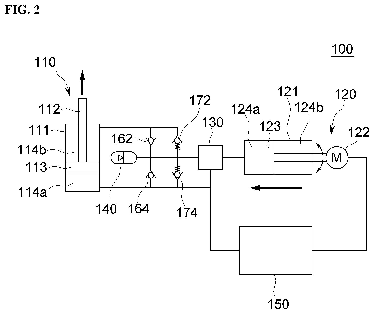 Patent US12365209 Figure 2 – Vehicle suspension system for vehicle height adjustment and control method therefor
