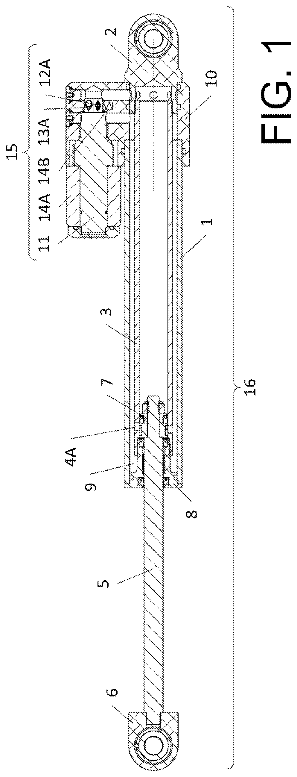 Patent US12365212 — Electronically adjustable sway bar link — Figure 1