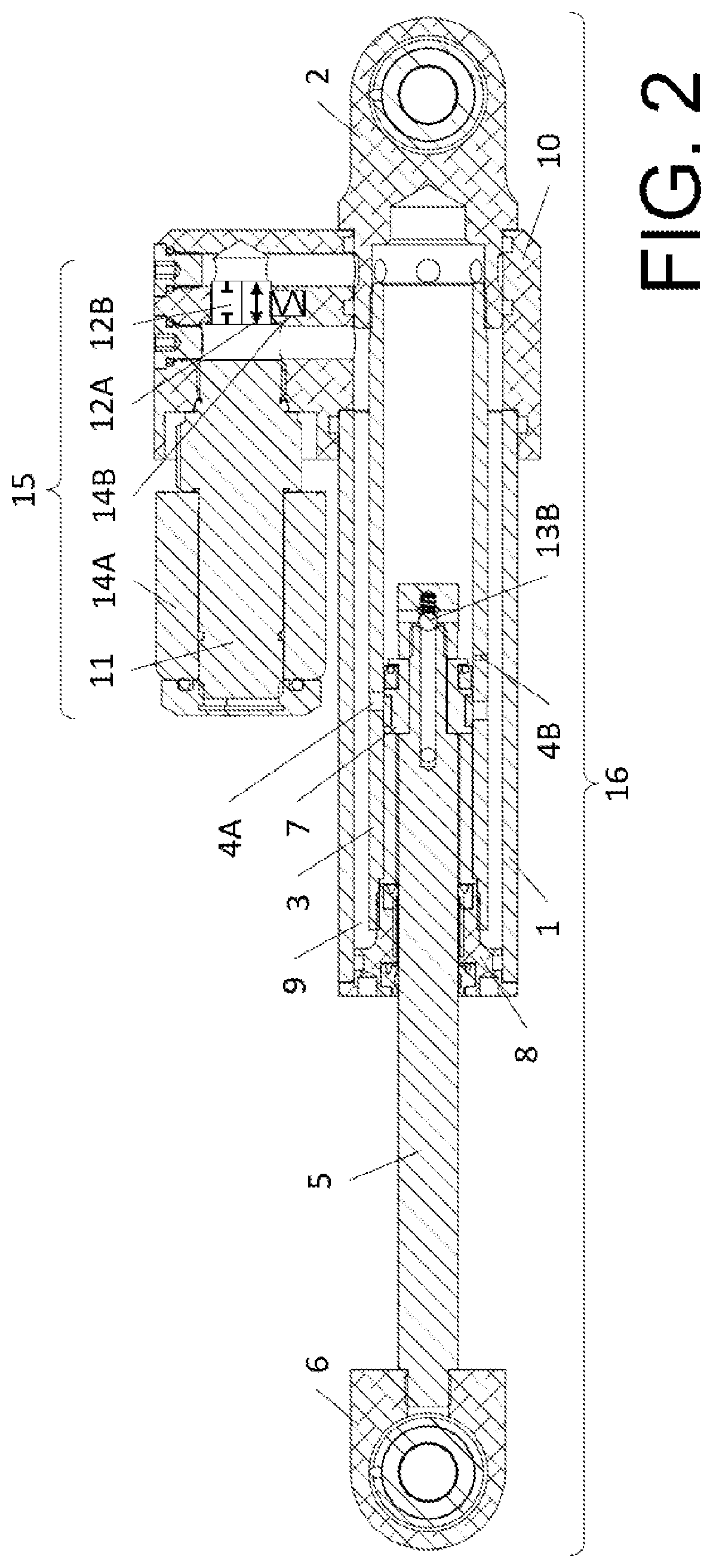 Patent US12365212 Figure 2 – Electronically adjustable sway bar link