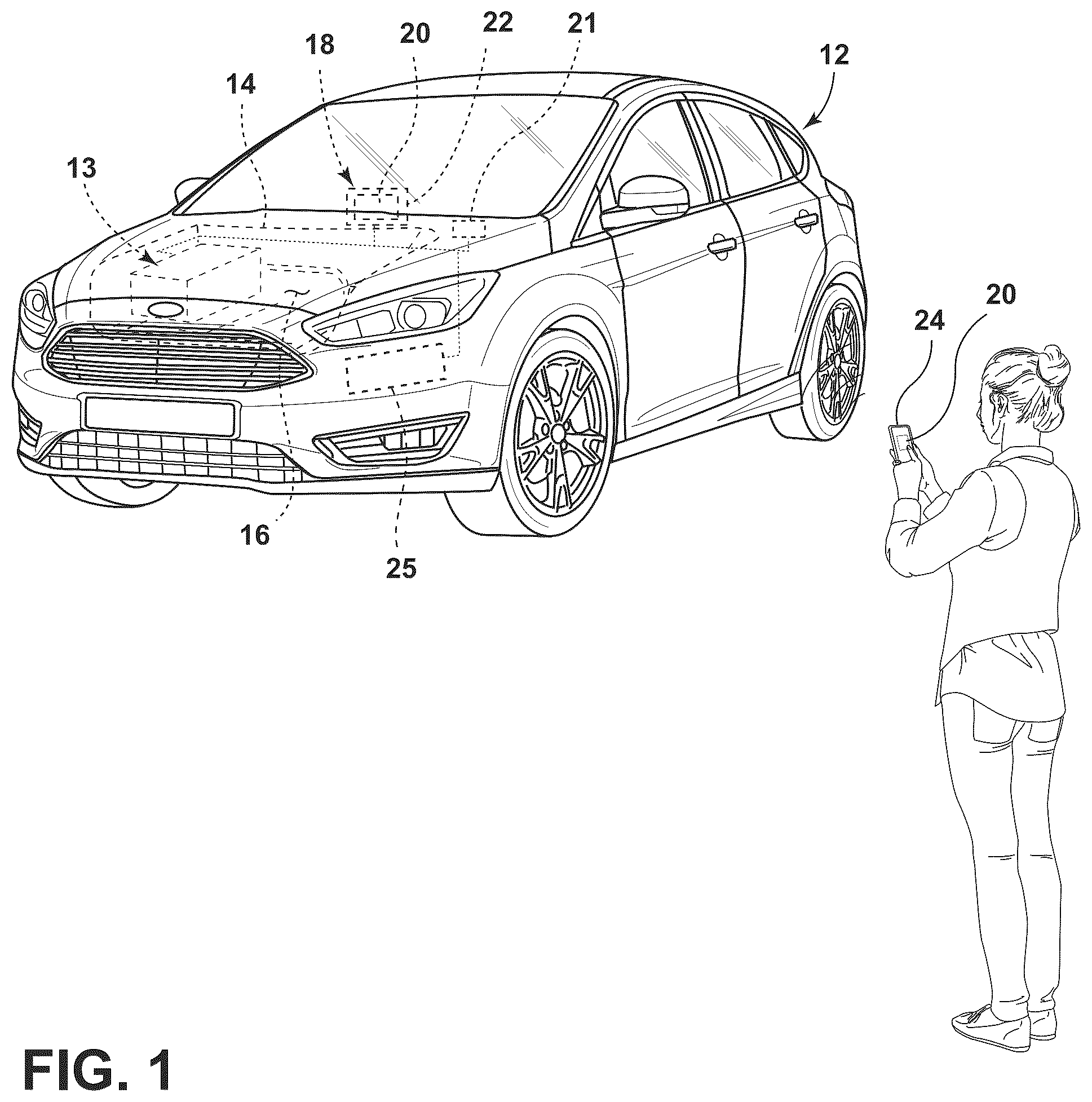Patent US12365216 Figure 1 – Fluid connection for a vehicle