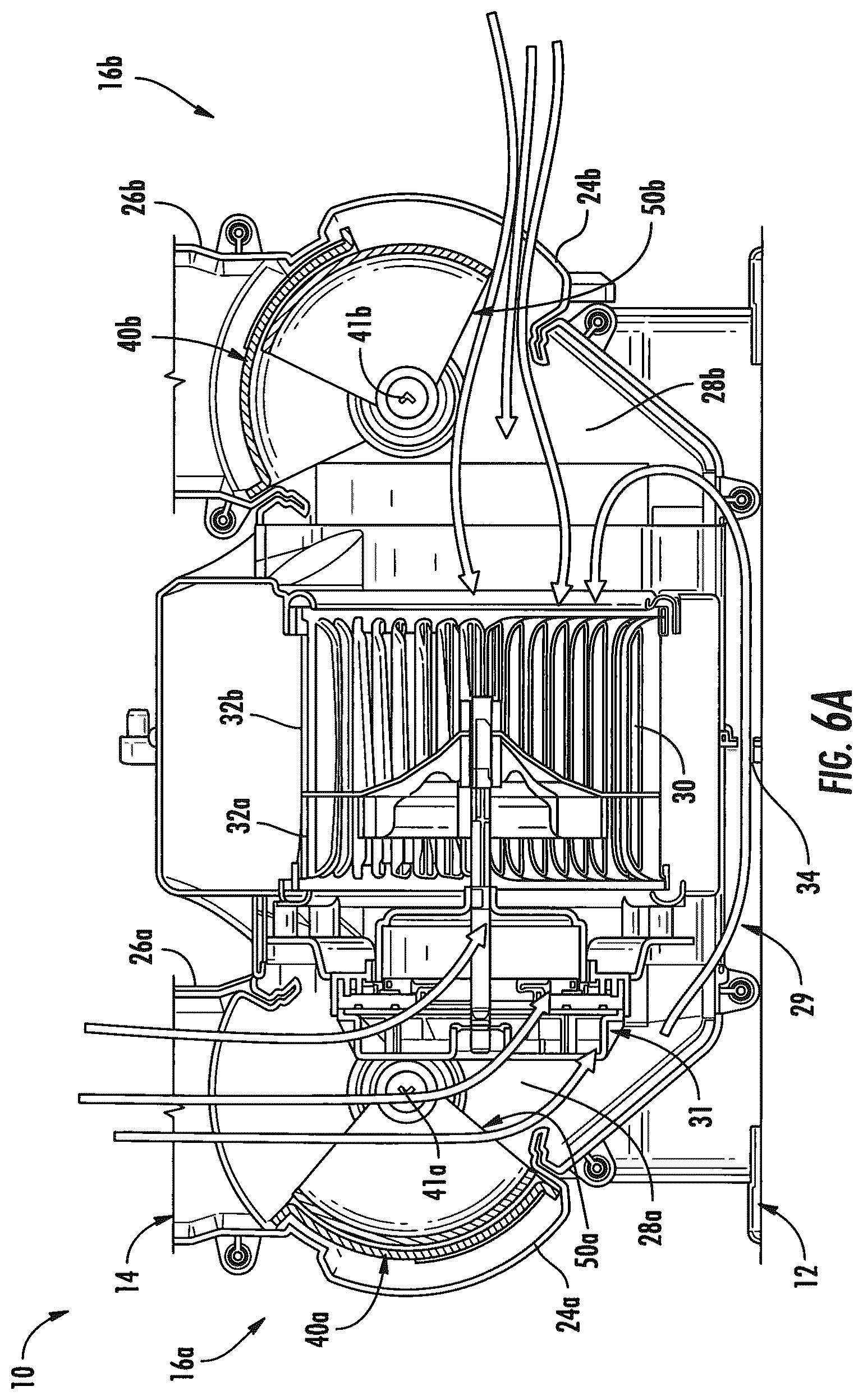 Patent US12365217 Figure 15 – HVAC dual inlet design for partial recirculation operation