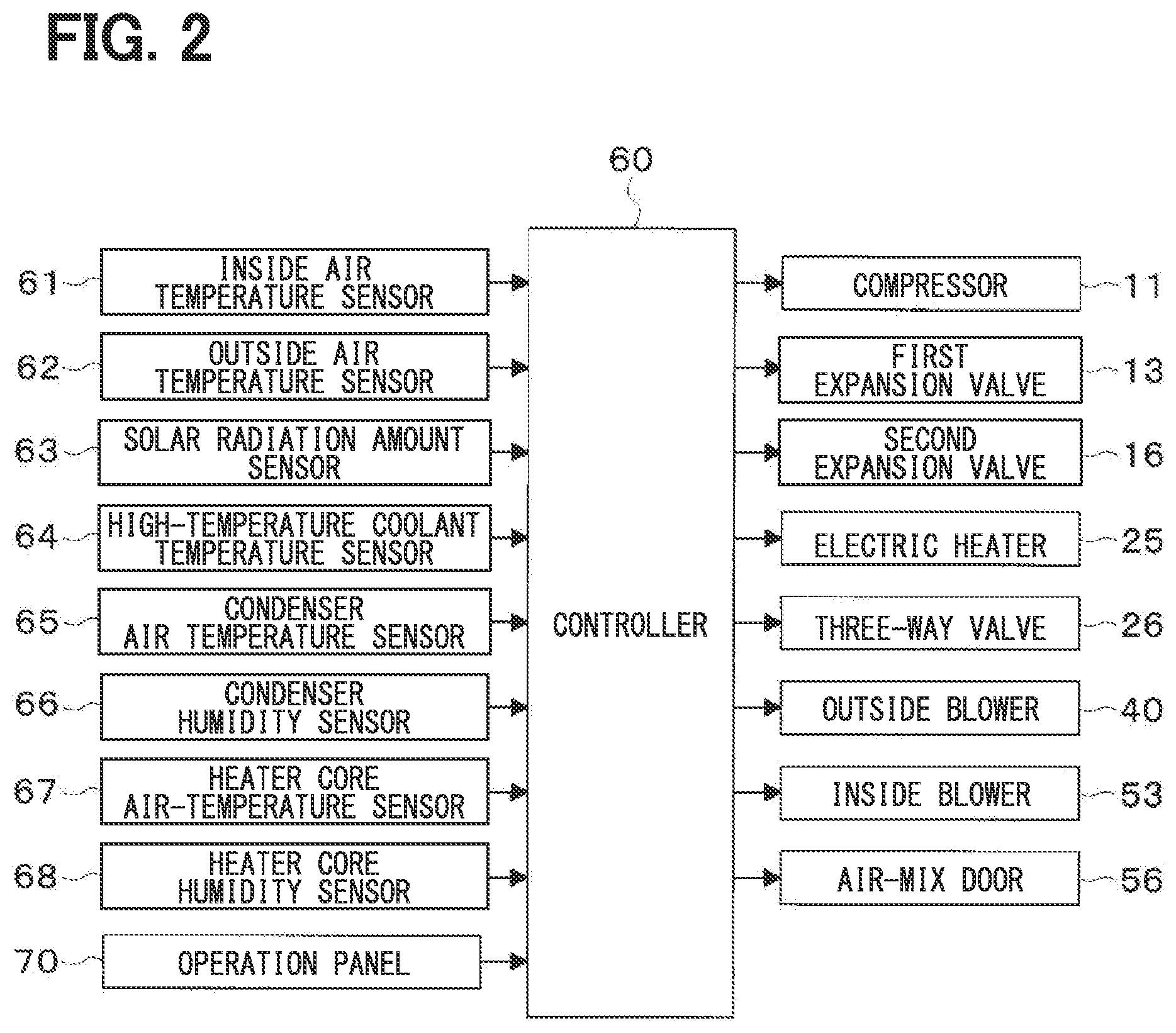 Patent US12365219 Figure 2 – Refrigeration cycle device