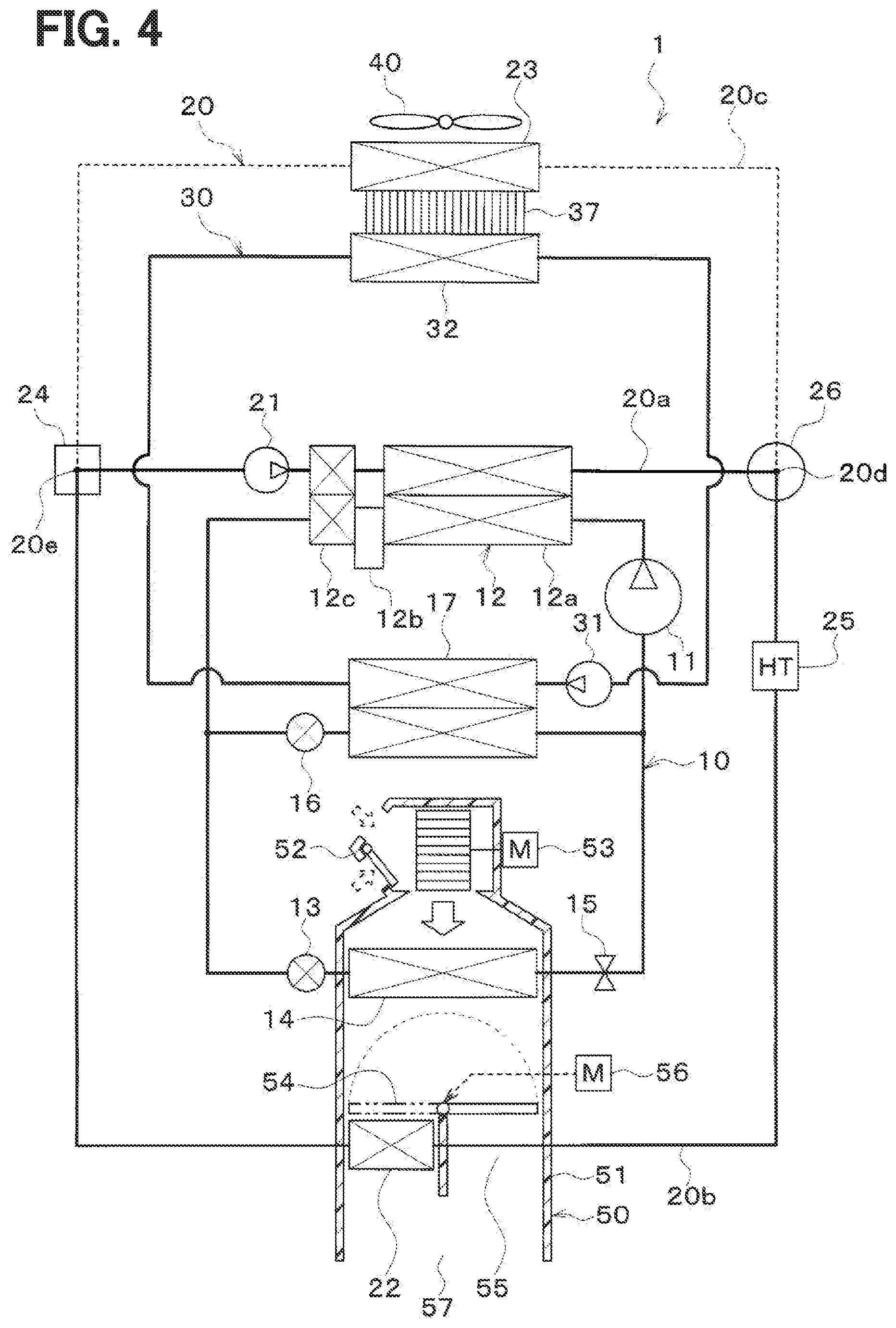 Patent US12365219 Figure 4 – Refrigeration cycle device