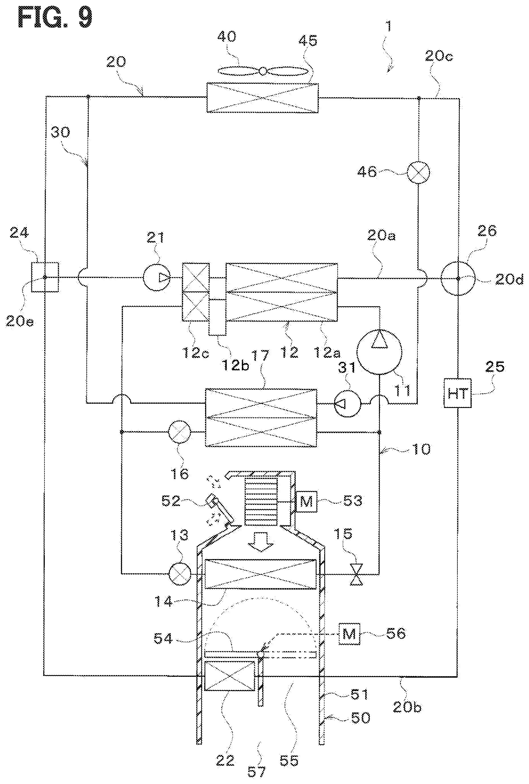 Patent US12365219 Figure 8 – Refrigeration cycle device