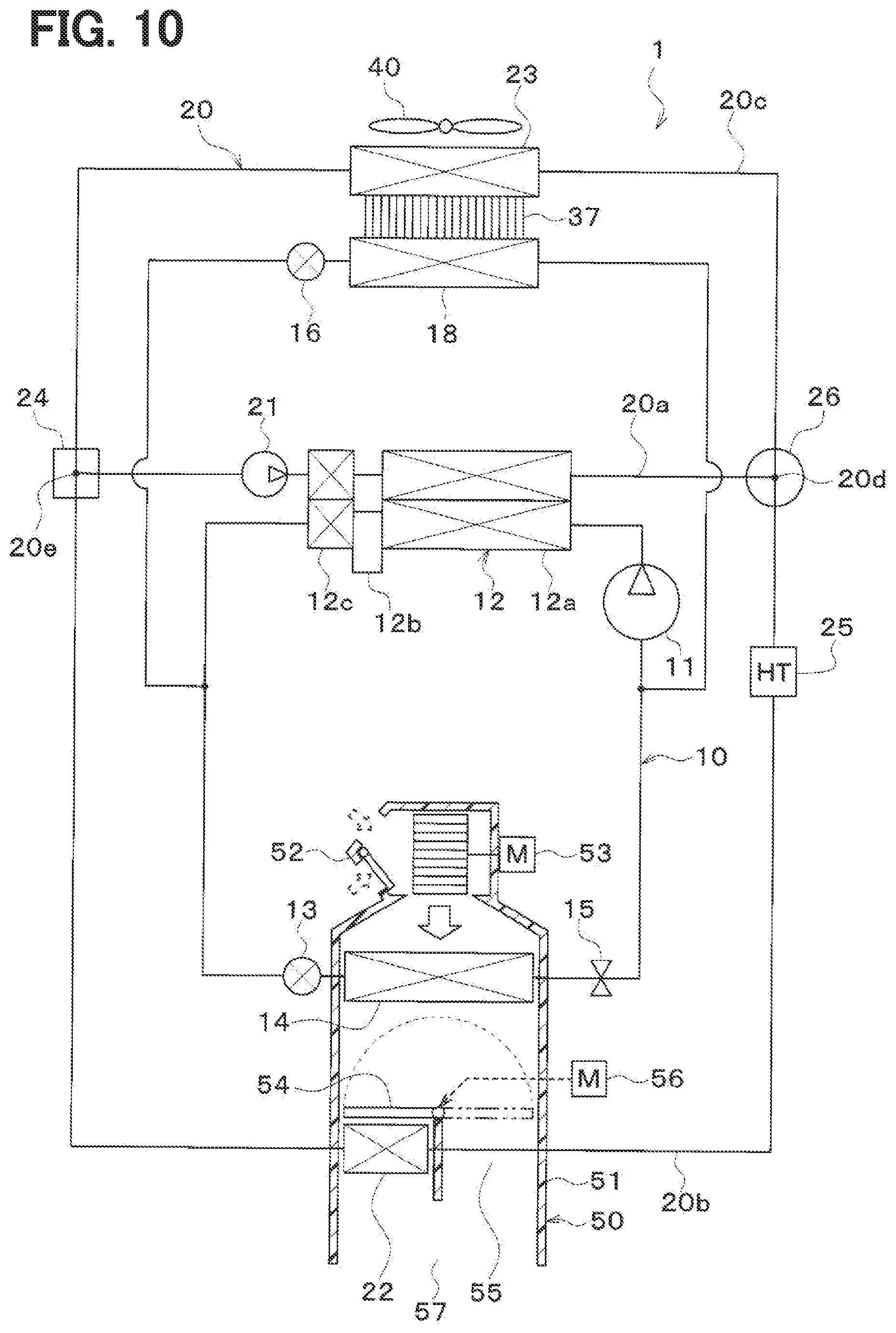 Patent US12365219 Figure 9 – Refrigeration cycle device