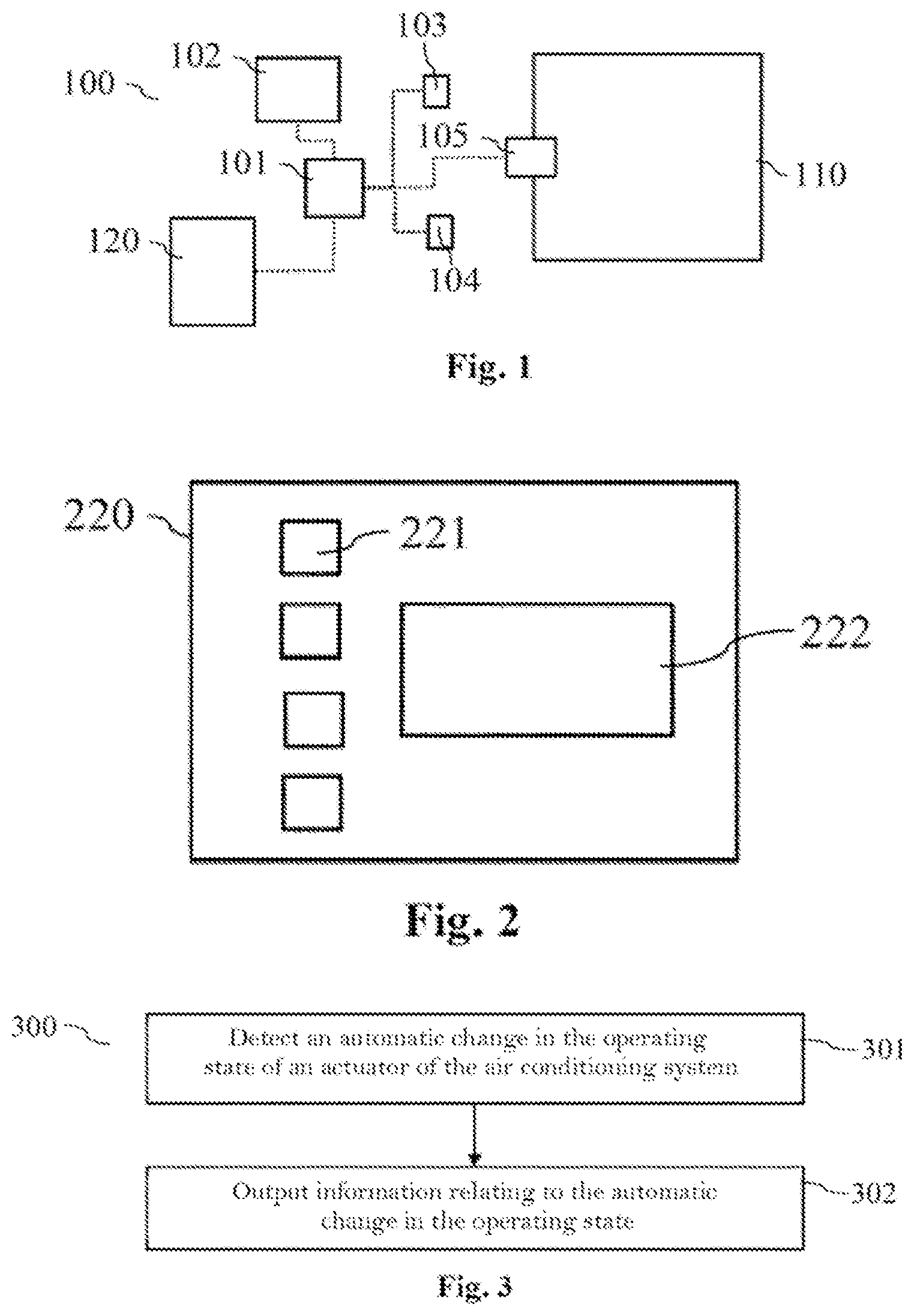 Patent US12365220 — Method and control unit for operating a user interface for an air conditioning system — Figure 1