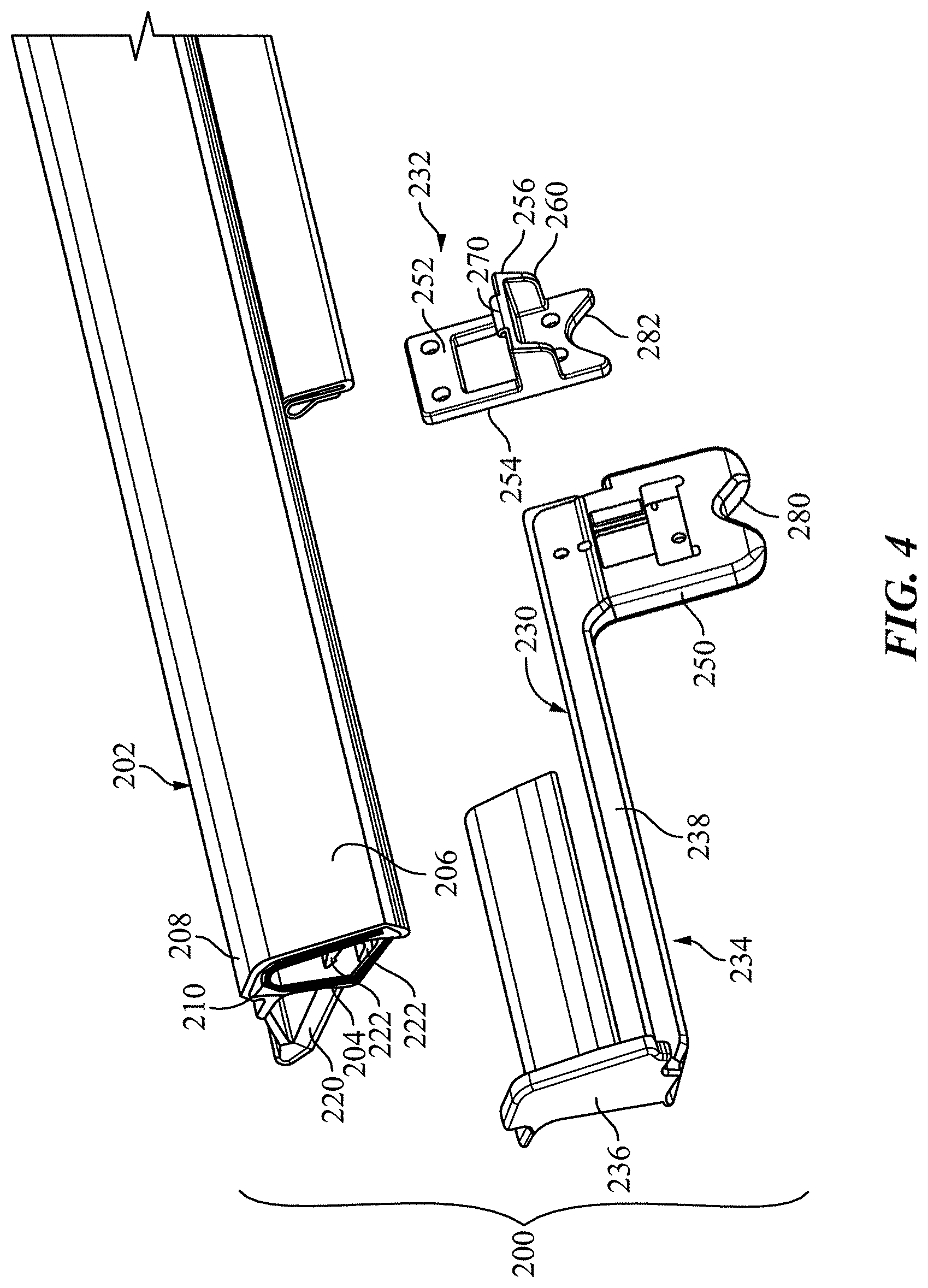 Patent US12365225 Figure 4 – Outer belt with molded snap-fit retention feature