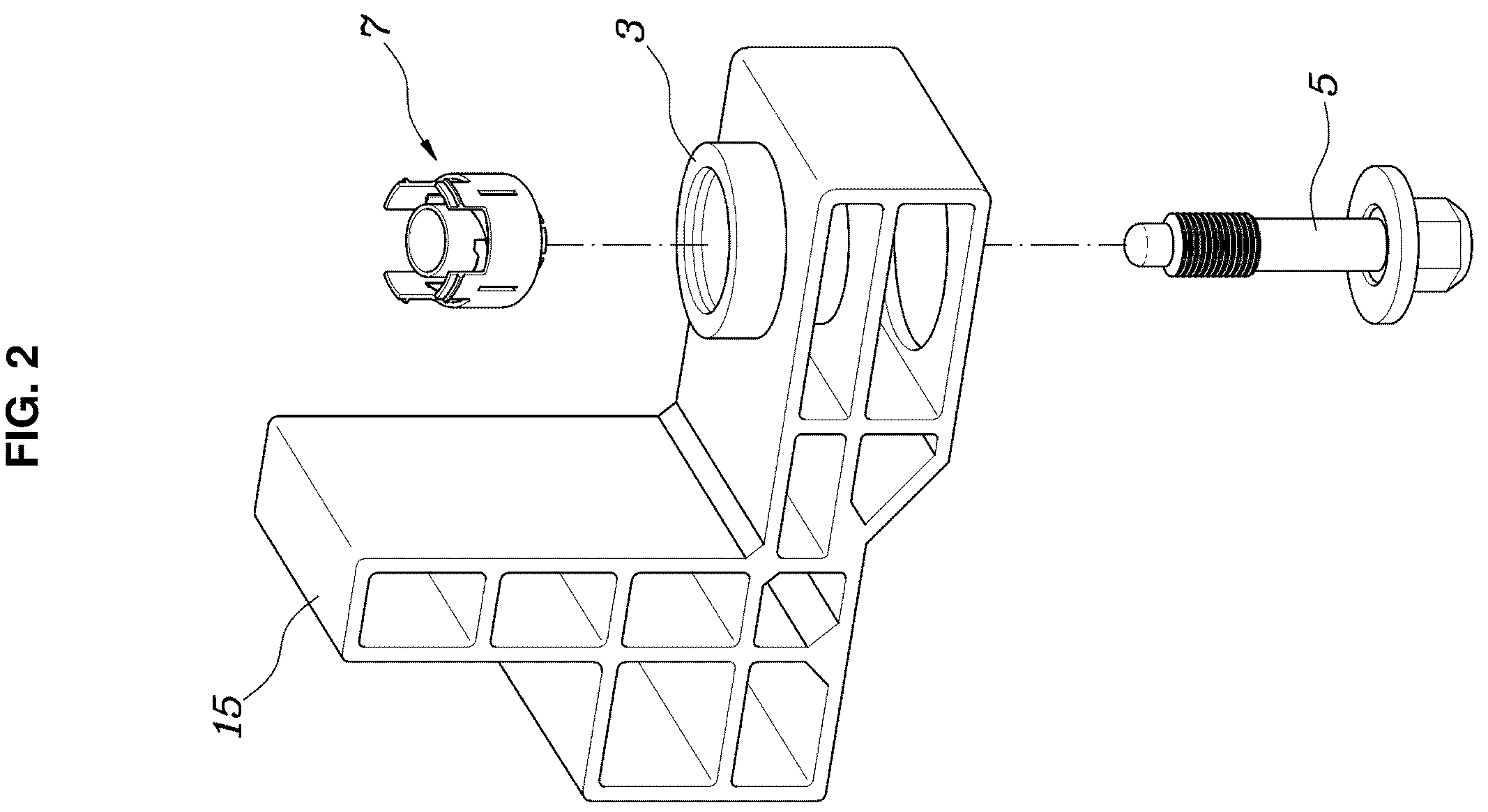 Patent US12365229 Figure 2 – Vehicle battery assembly mounting structure