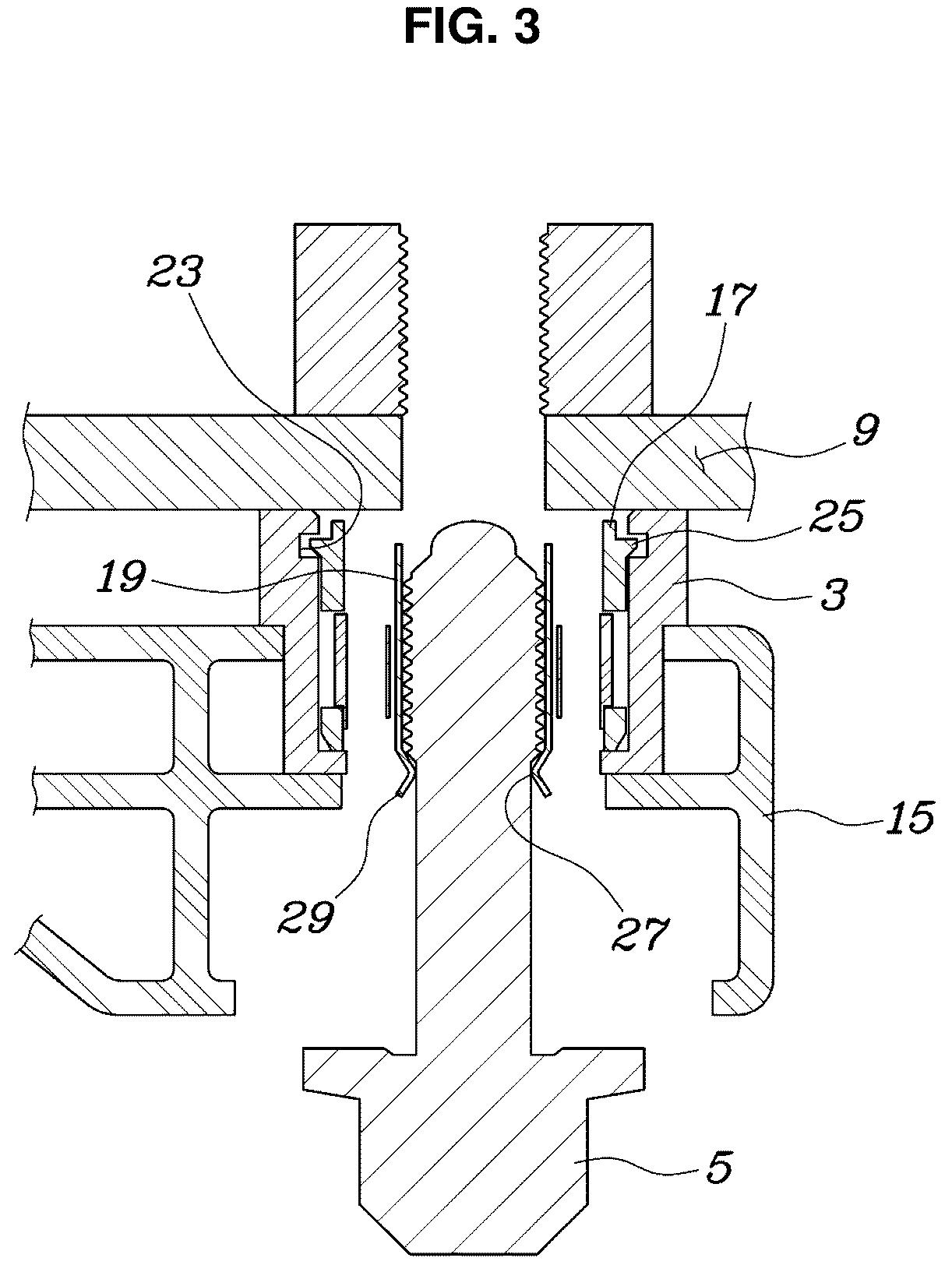 Patent US12365229 Figure 3 – Vehicle battery assembly mounting structure