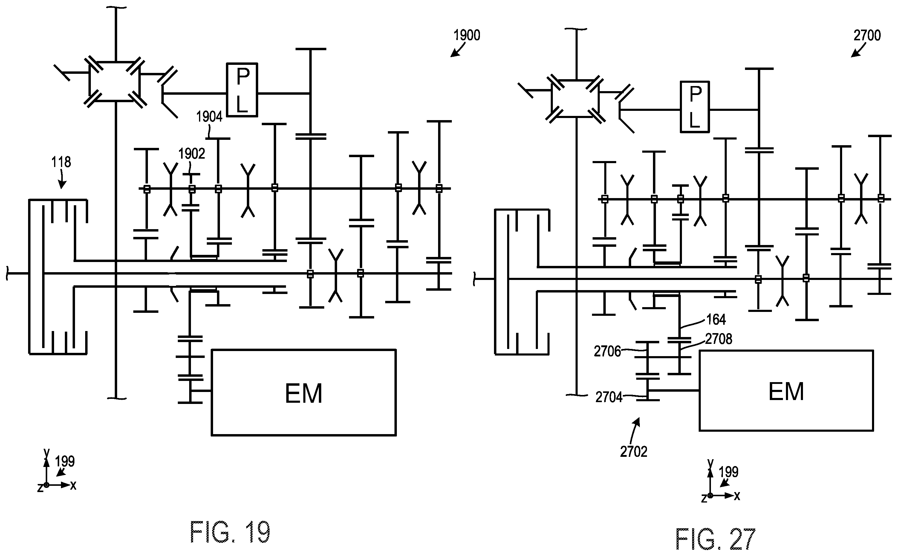 Patent US12365235 Figure 17 – Multi-speed hybrid transmission and transmission operating method