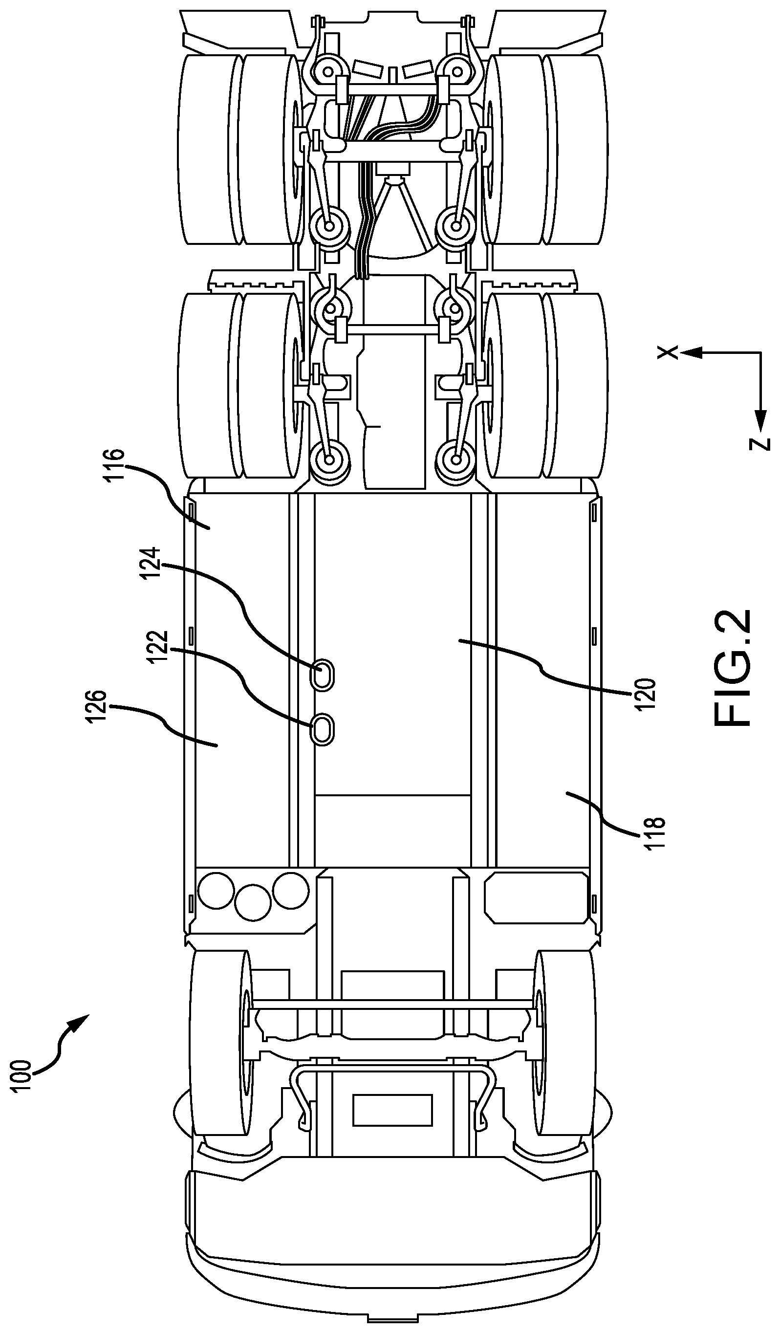 Patent US12365237 Figure 2 – Fuel cell exhaust system for fuel cell electric vehicle