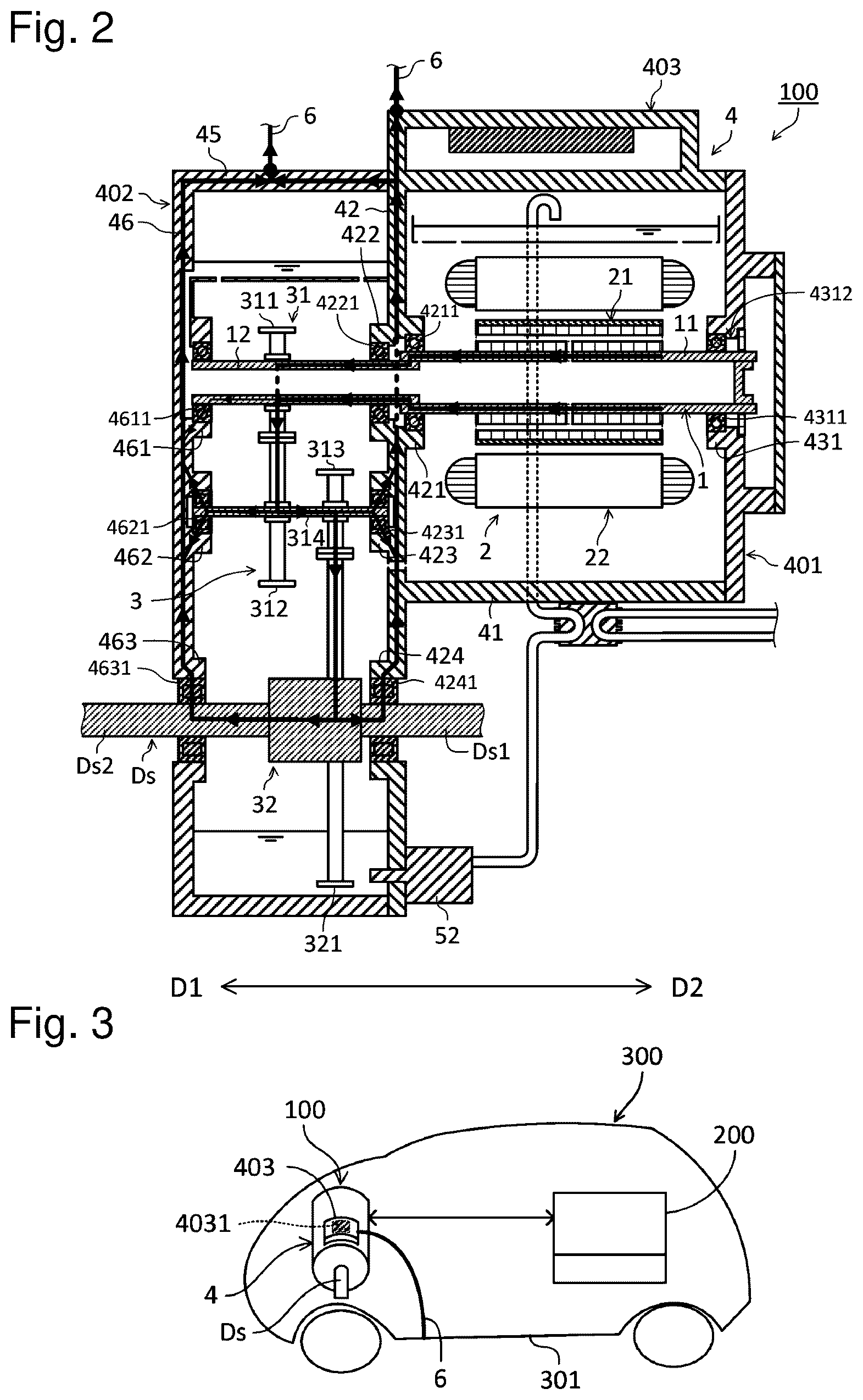 Patent US12365239 Figure 2 – Drive apparatus and vehicle