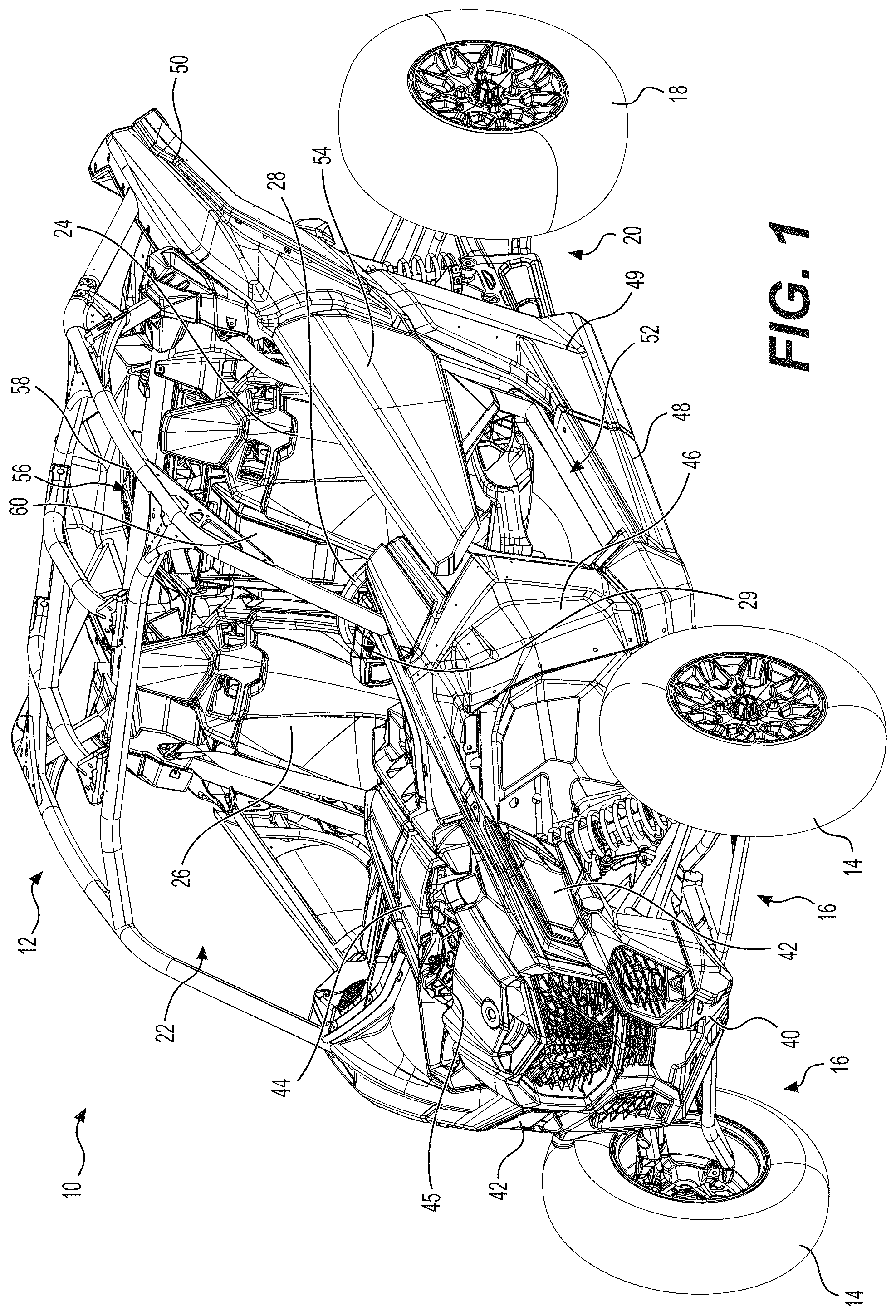 Patent US12365240 Figure 1 – Method for controlling a drivetrain for an off-road vehicle
