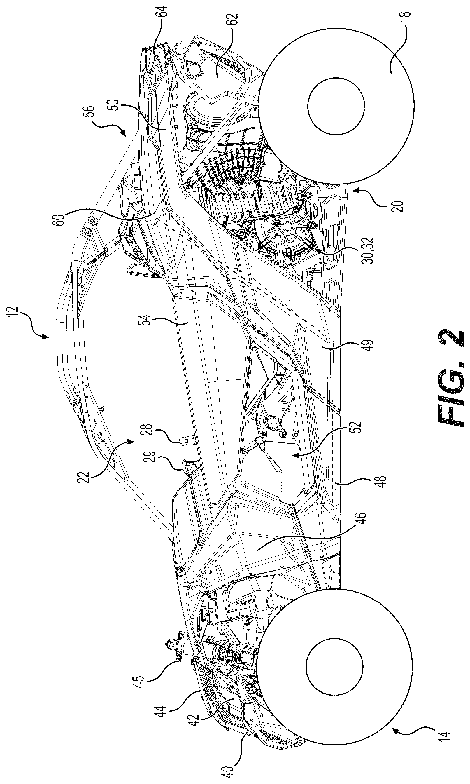 Patent US12365240 Figure 2 – Method for controlling a drivetrain for an off-road vehicle