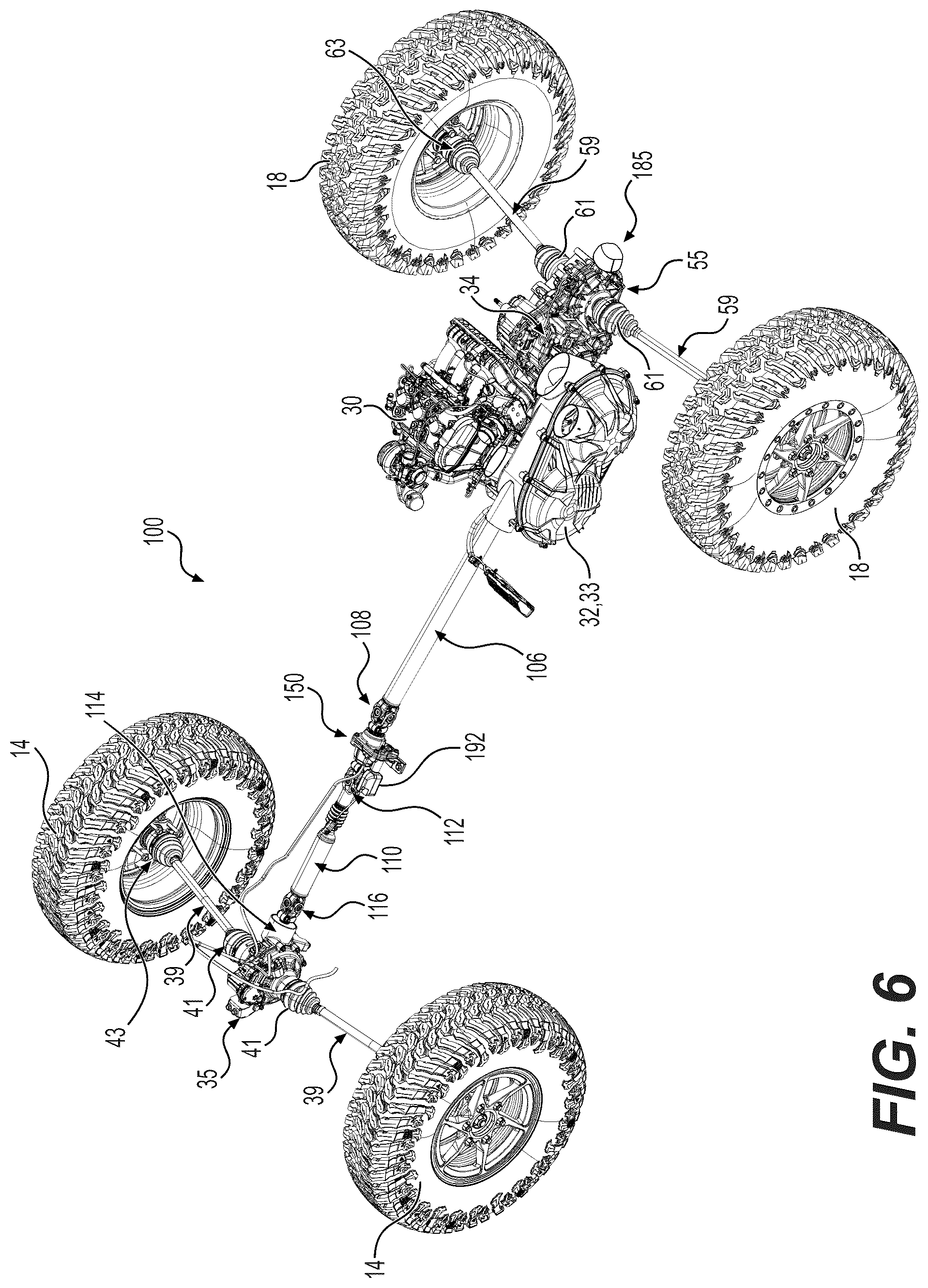 Patent US12365240 Figure 6 – Method for controlling a drivetrain for an off-road vehicle