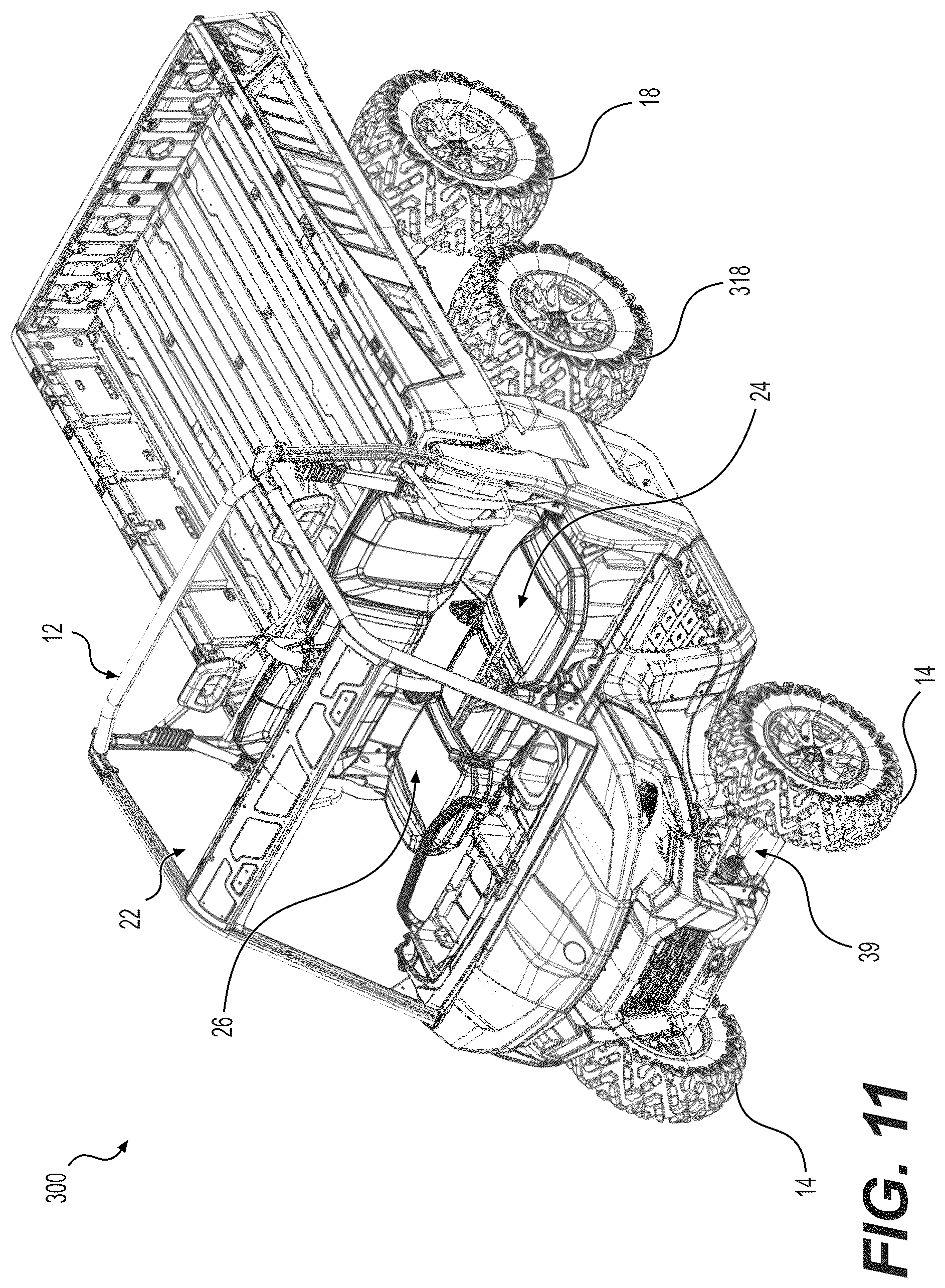 Patent US12365240 Figure 11 – Method for controlling a drivetrain for an off-road vehicle