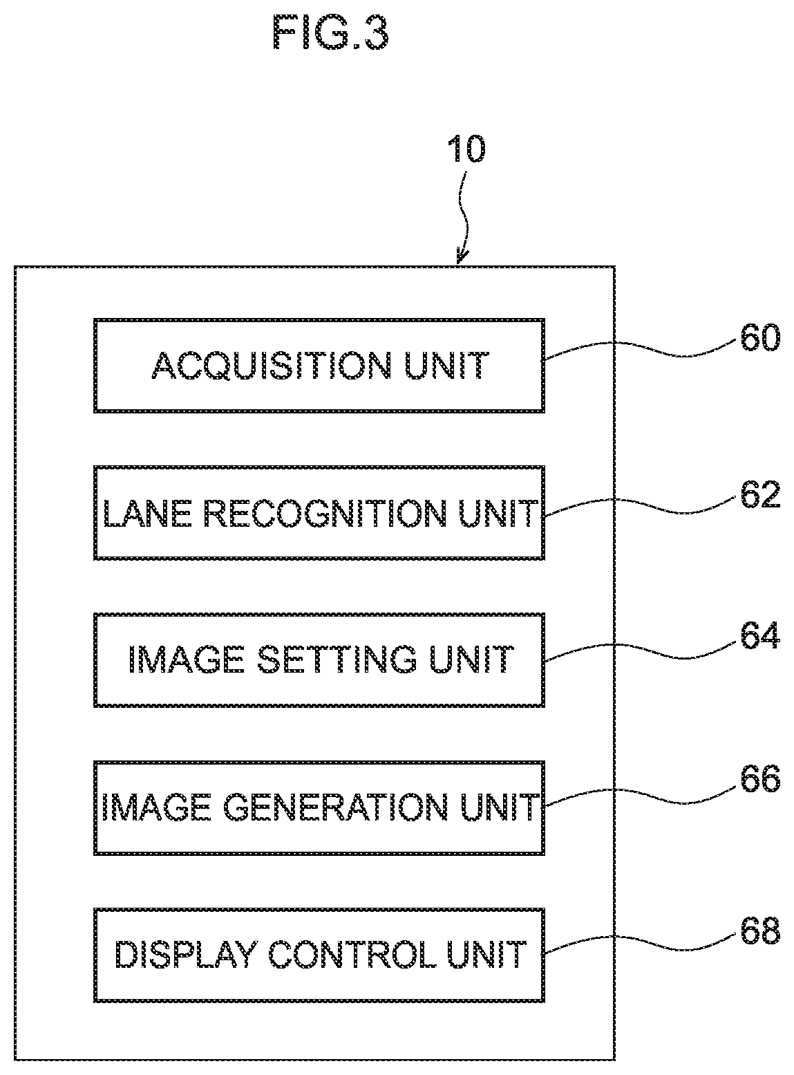 Patent US12365243 Figure 3 – Vehicle display control device, vehicle display control method, and vehicle storage medium