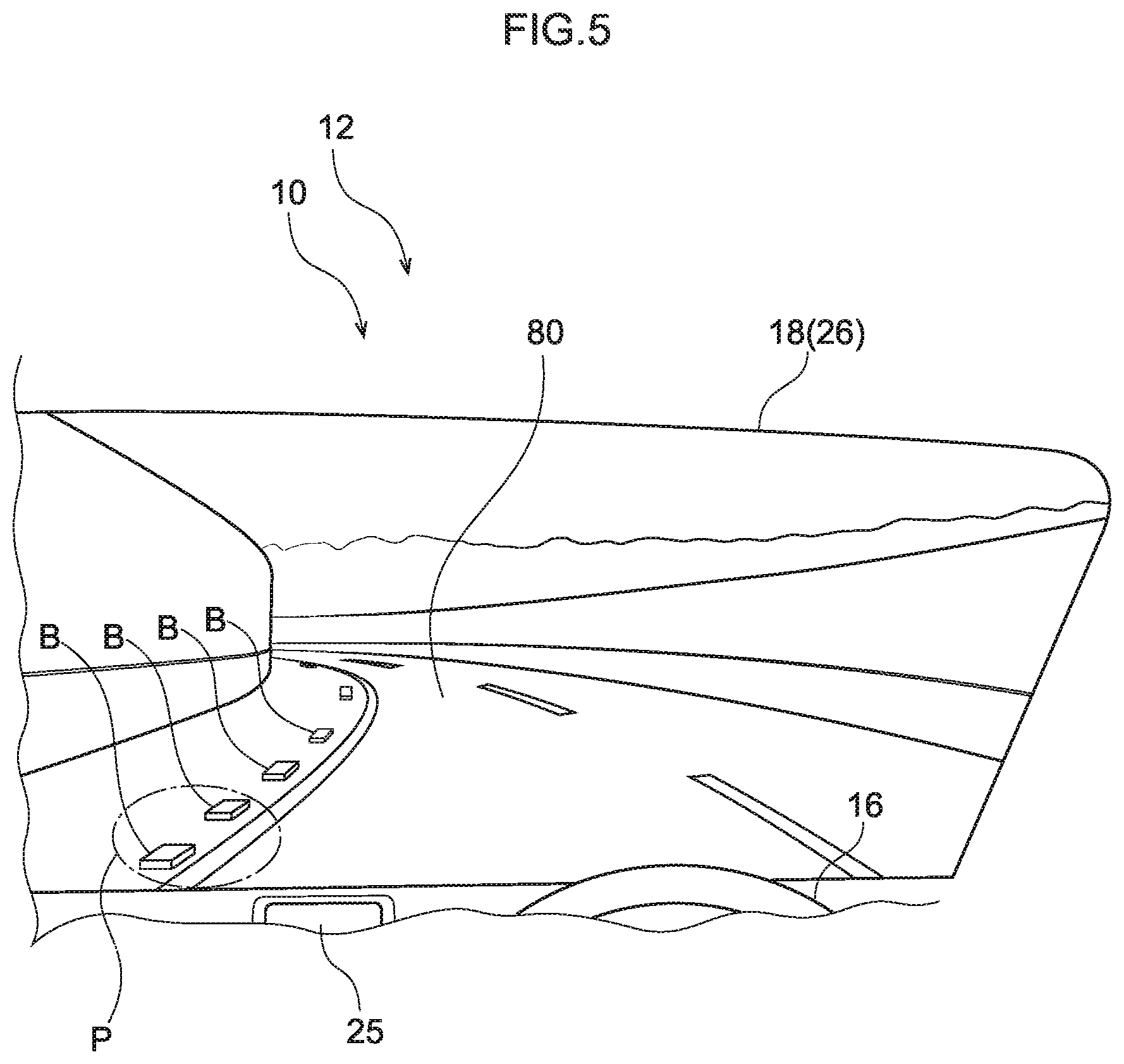 Patent US12365243 Figure 5 – Vehicle display control device, vehicle display control method, and vehicle storage medium