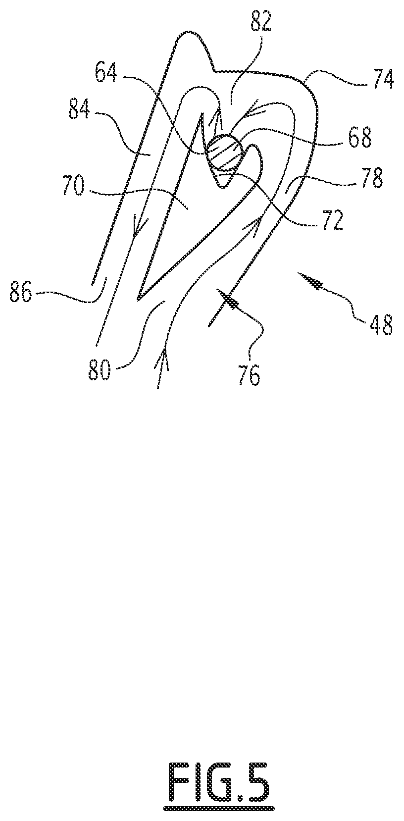 Patent US12365244 Figure 5 – Vehicle display assembly