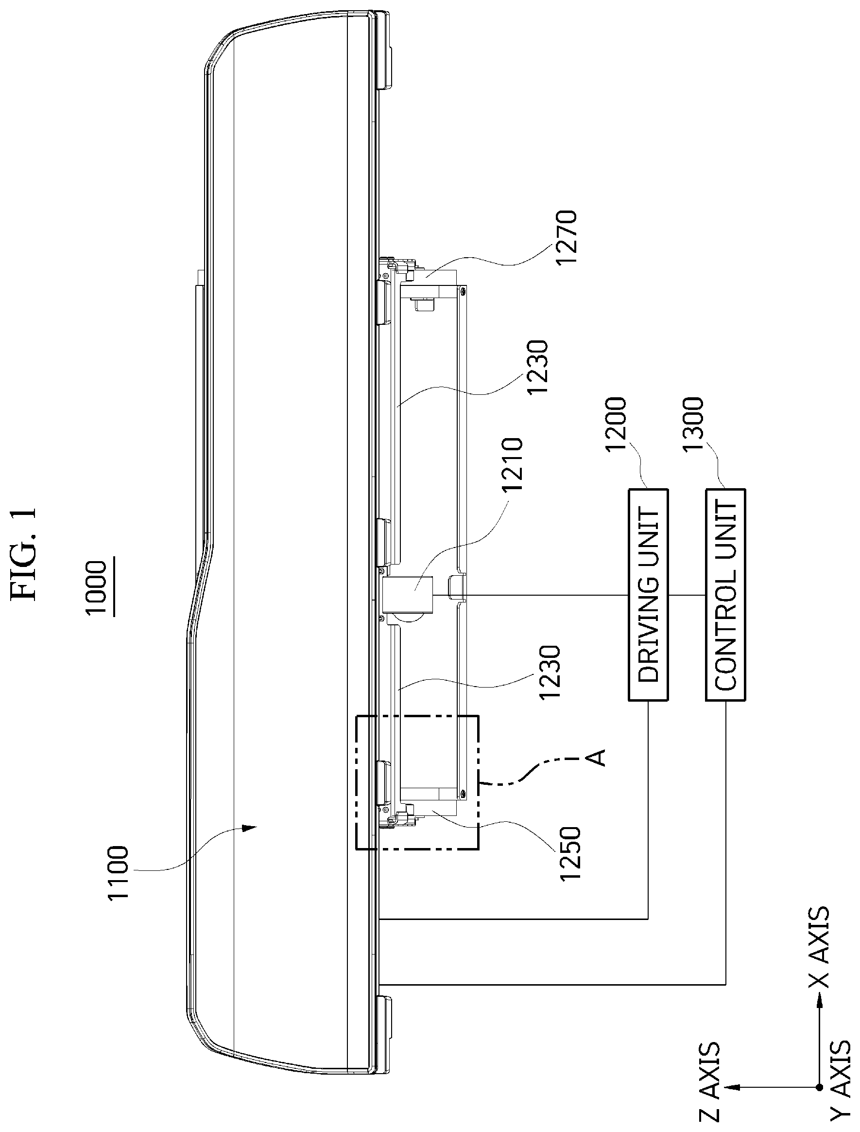 Patent US12365246 Figure 1 – Driving control method of vehicle display