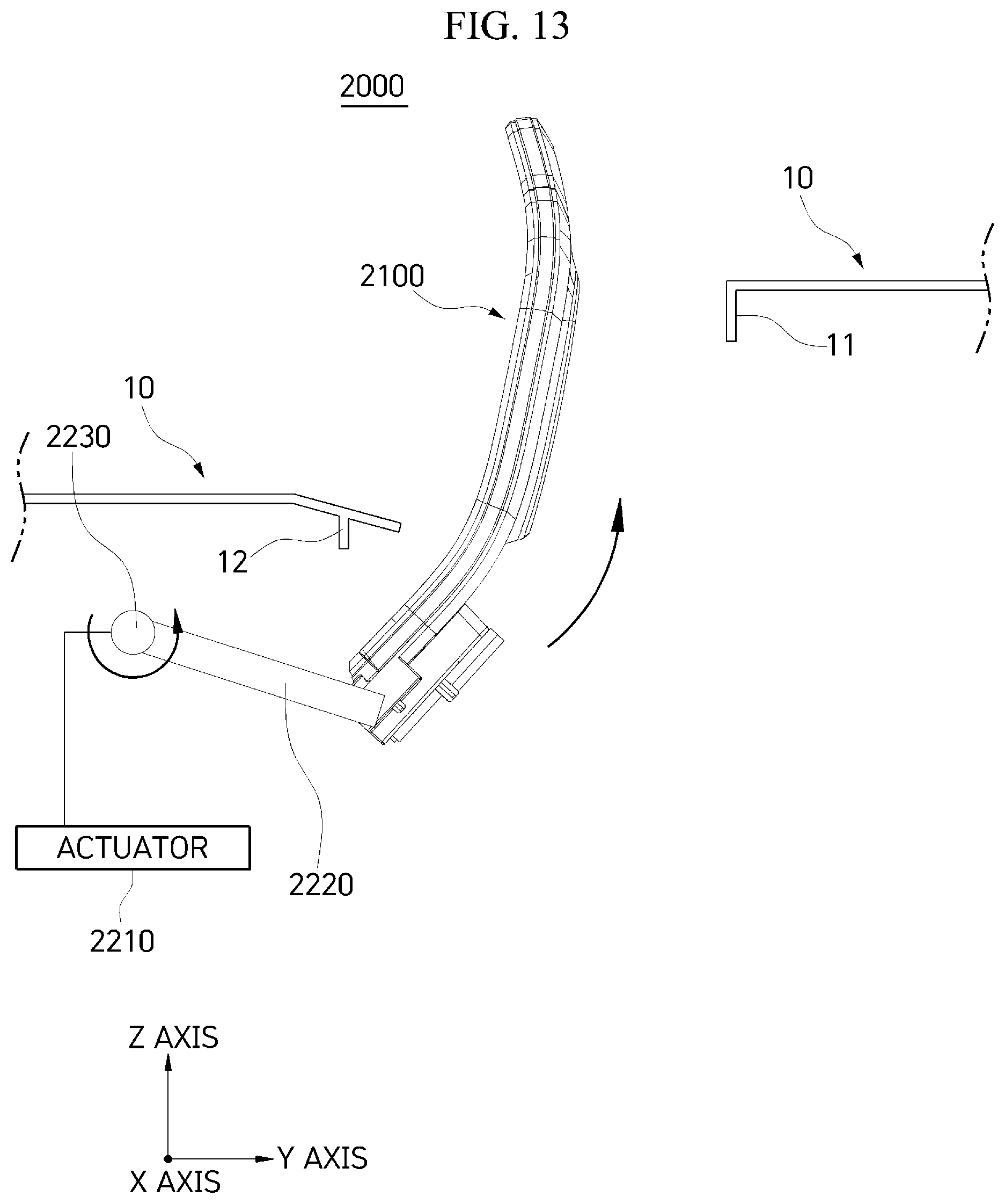 Patent US12365246 Figure 13 – Driving control method of vehicle display