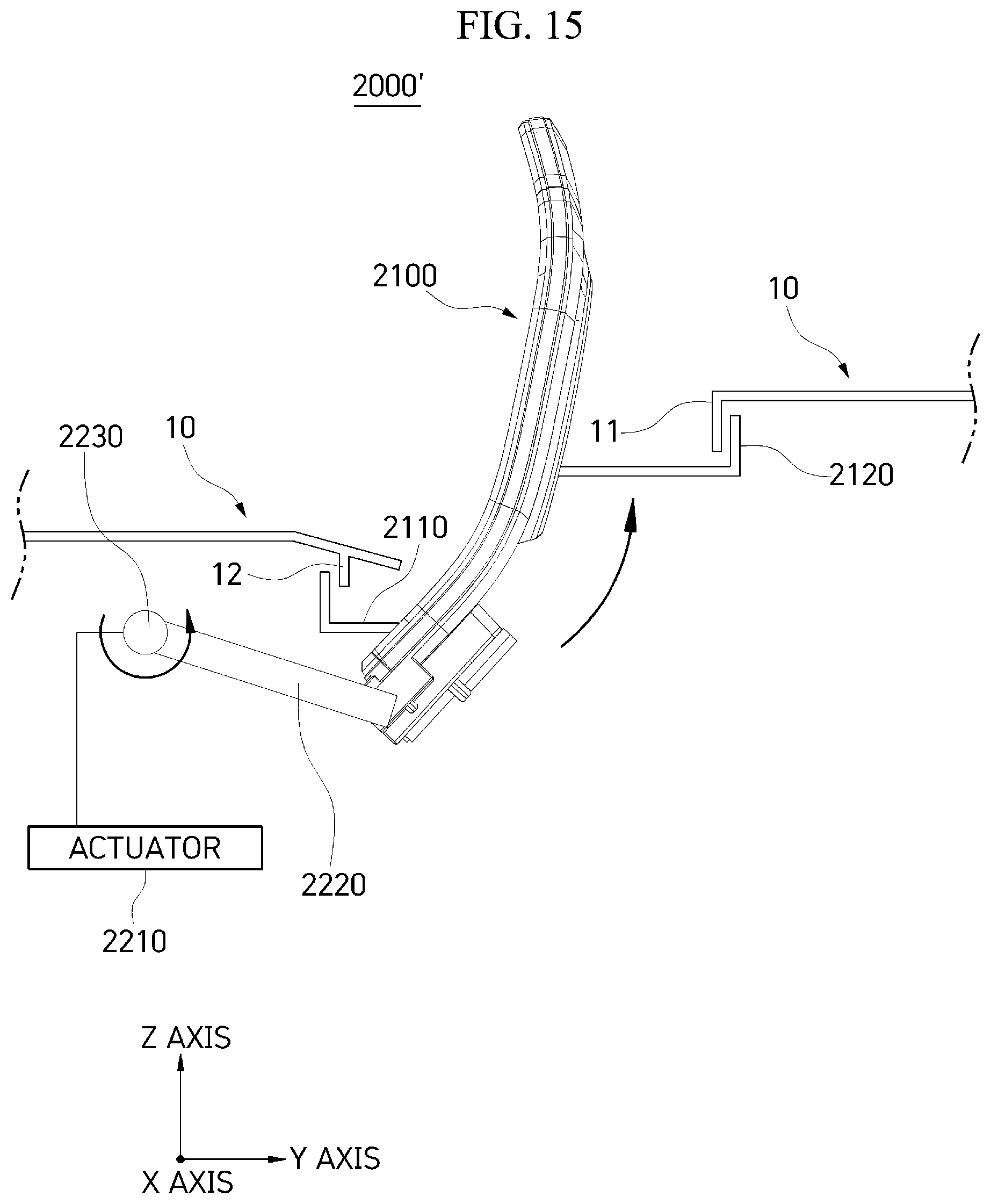 Patent US12365246 Figure 15 – Driving control method of vehicle display
