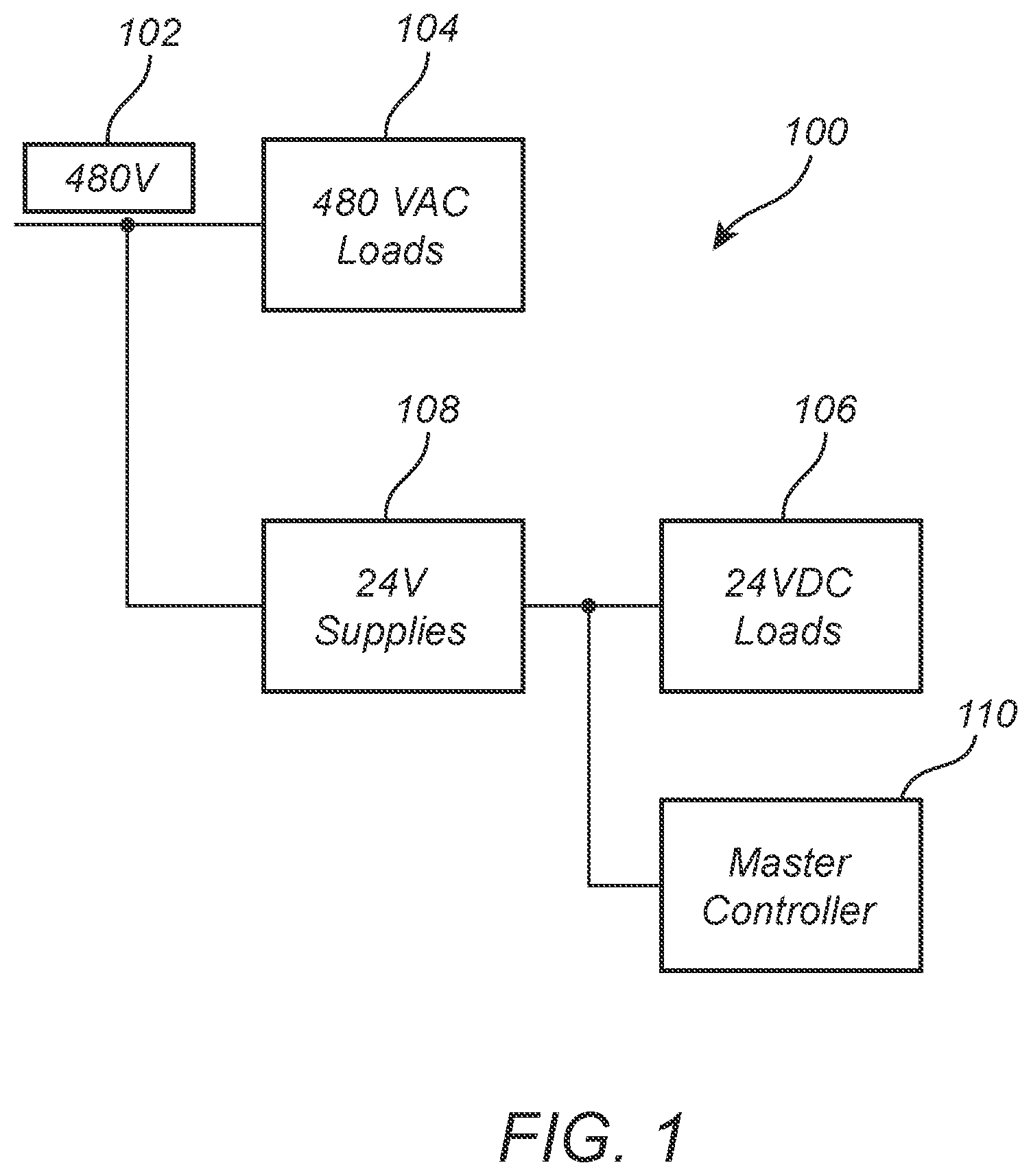 Patent US12365255 Figure 1 – Direct current fast charger system with low standby power