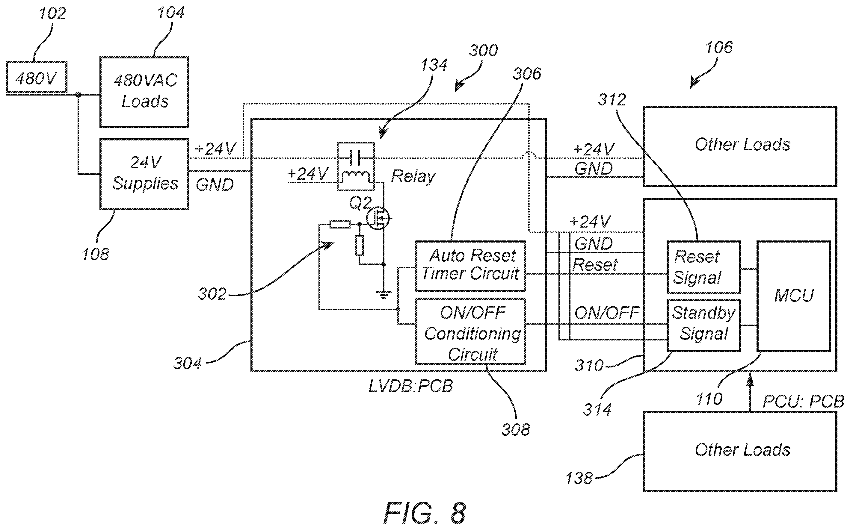 Patent US12365255 Figure 8 – Direct current fast charger system with low standby power