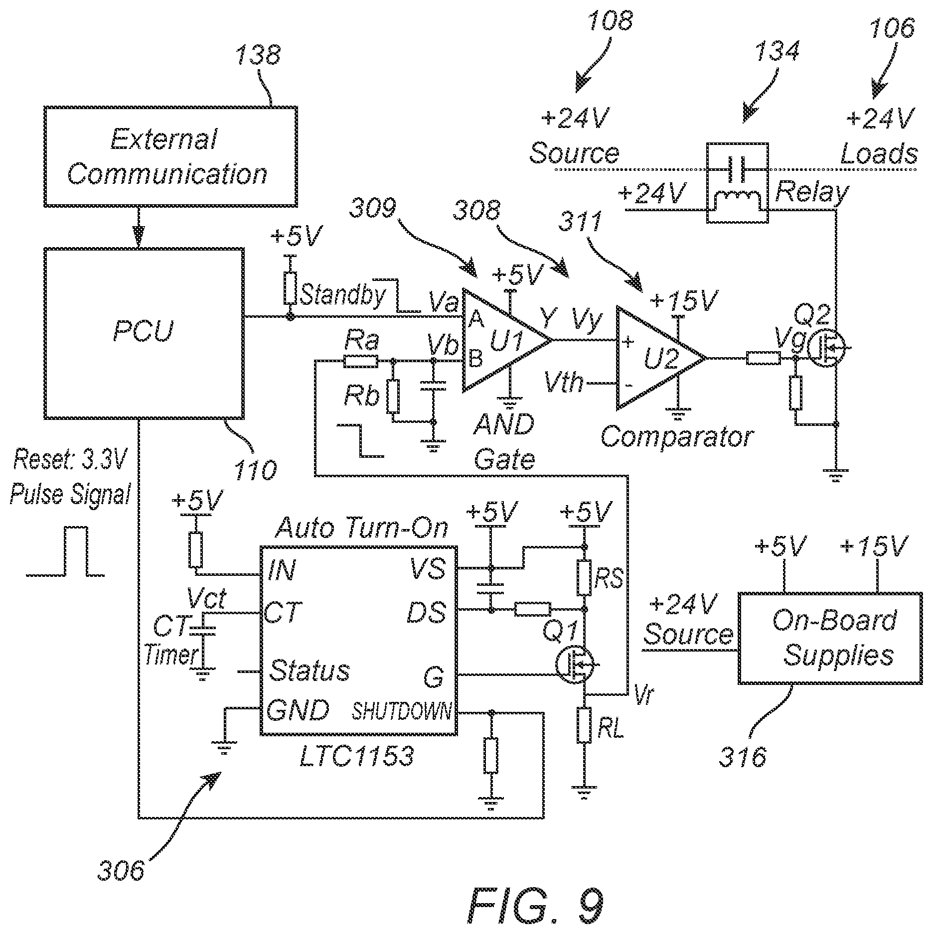 Patent US12365255 Figure 9 – Direct current fast charger system with low standby power
