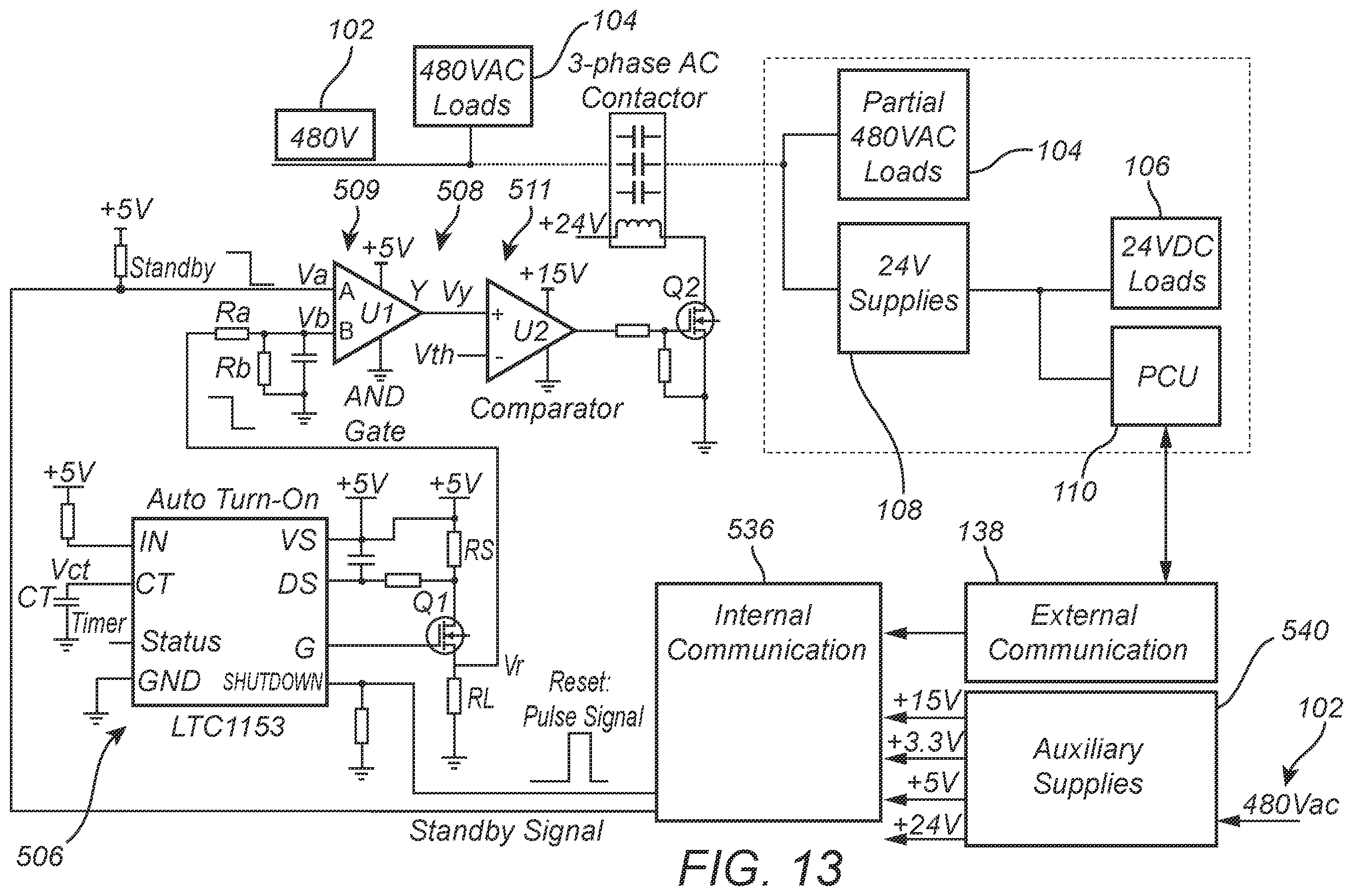 Patent US12365255 Figure 13 – Direct current fast charger system with low standby power