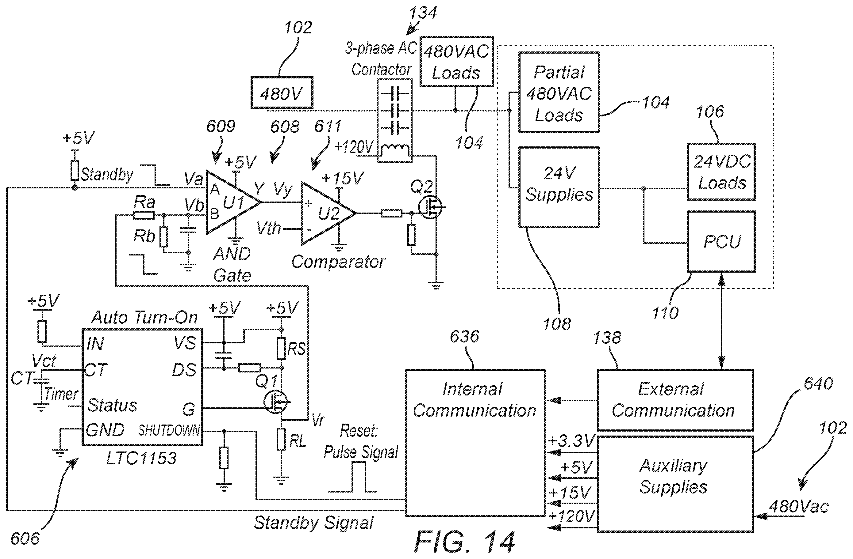 Patent US12365255 Figure 14 – Direct current fast charger system with low standby power