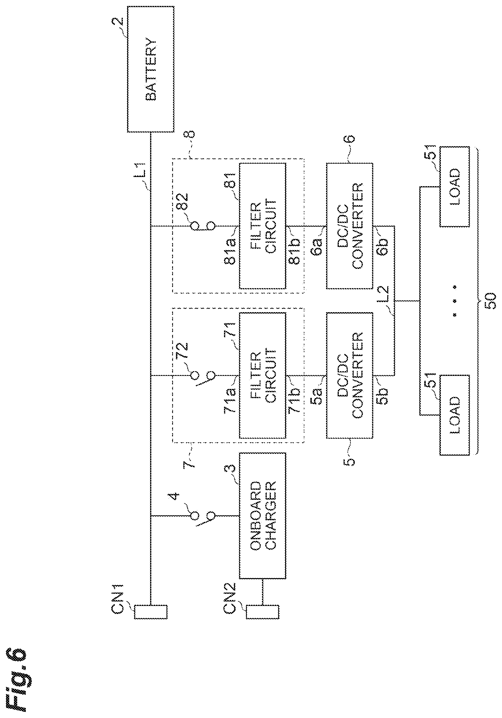 Patent US12365257 Figure 6 – Power supply system