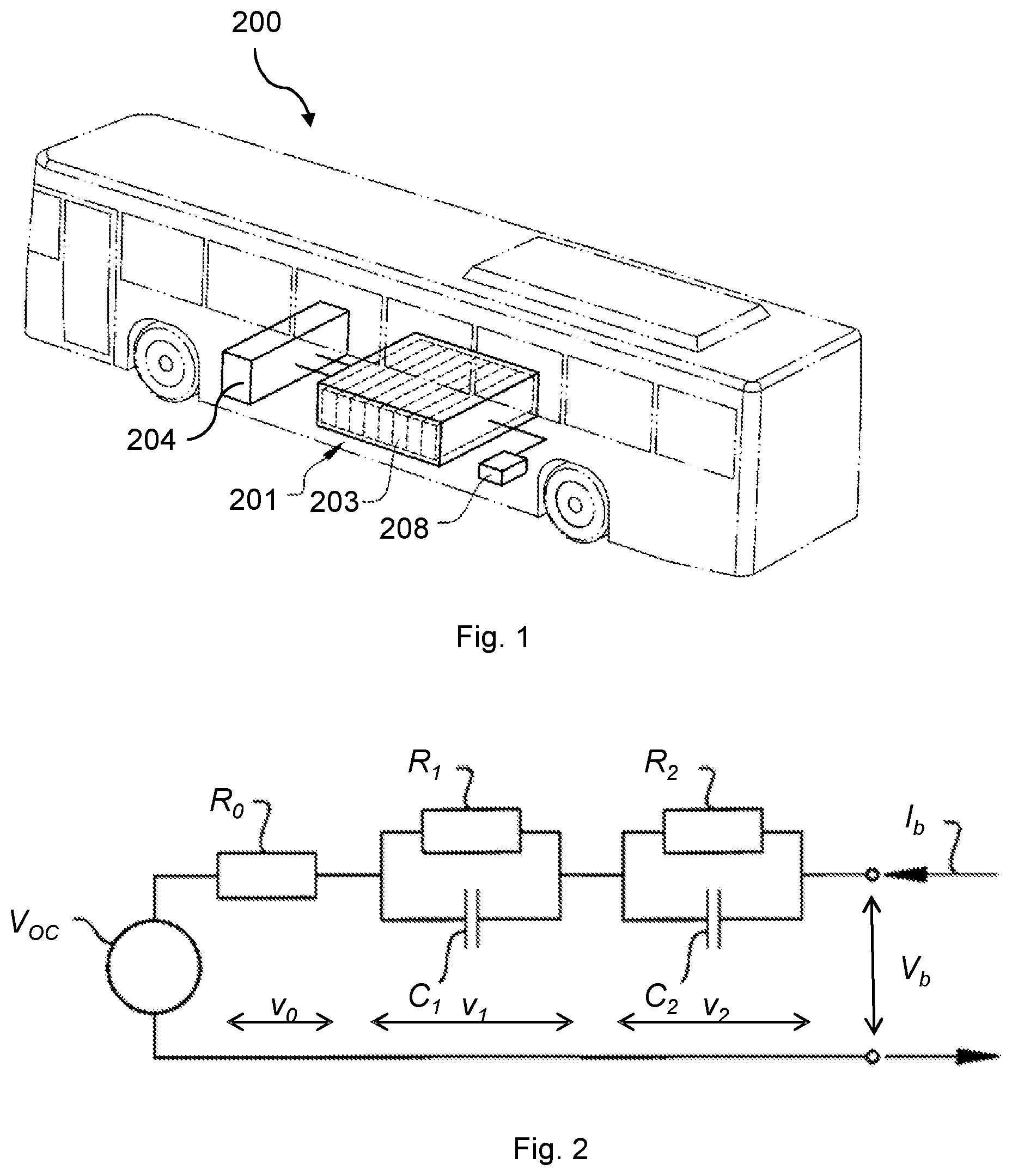 Patent US12365263 — Method for estimating or predicting an internal battery state of a battery unit — Figure 1