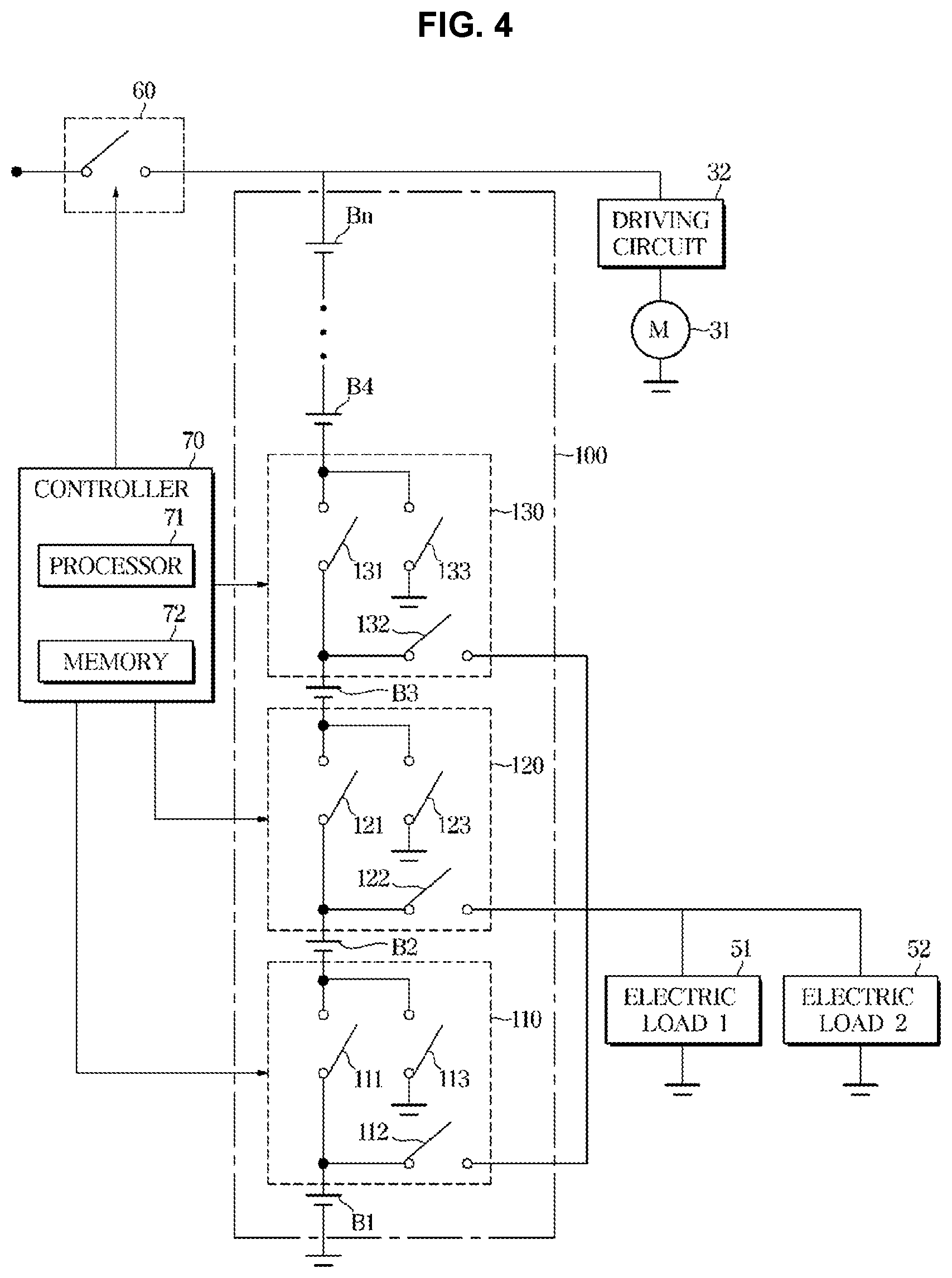 Patent US12365265 Figure 4 – Vehicle and control method thereof