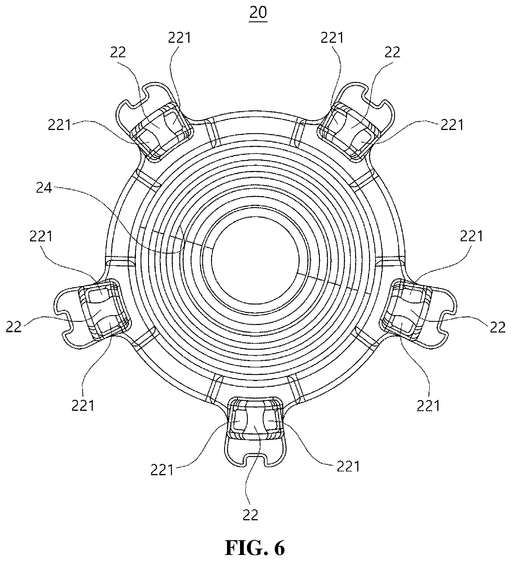 Patent US12365269 Figure 6 – Brake device for vehicle seat