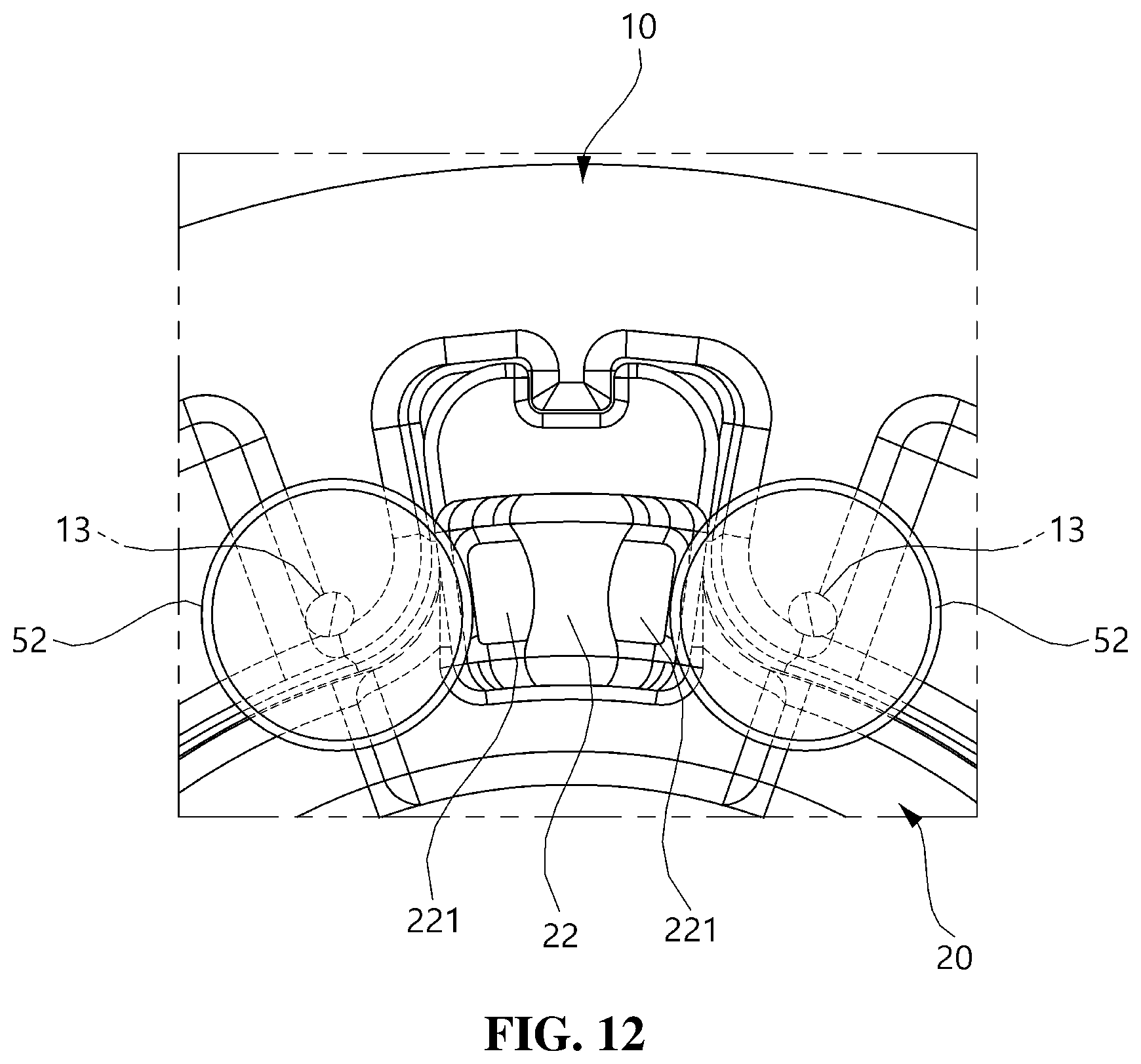 Patent US12365269 Figure 12 – Brake device for vehicle seat