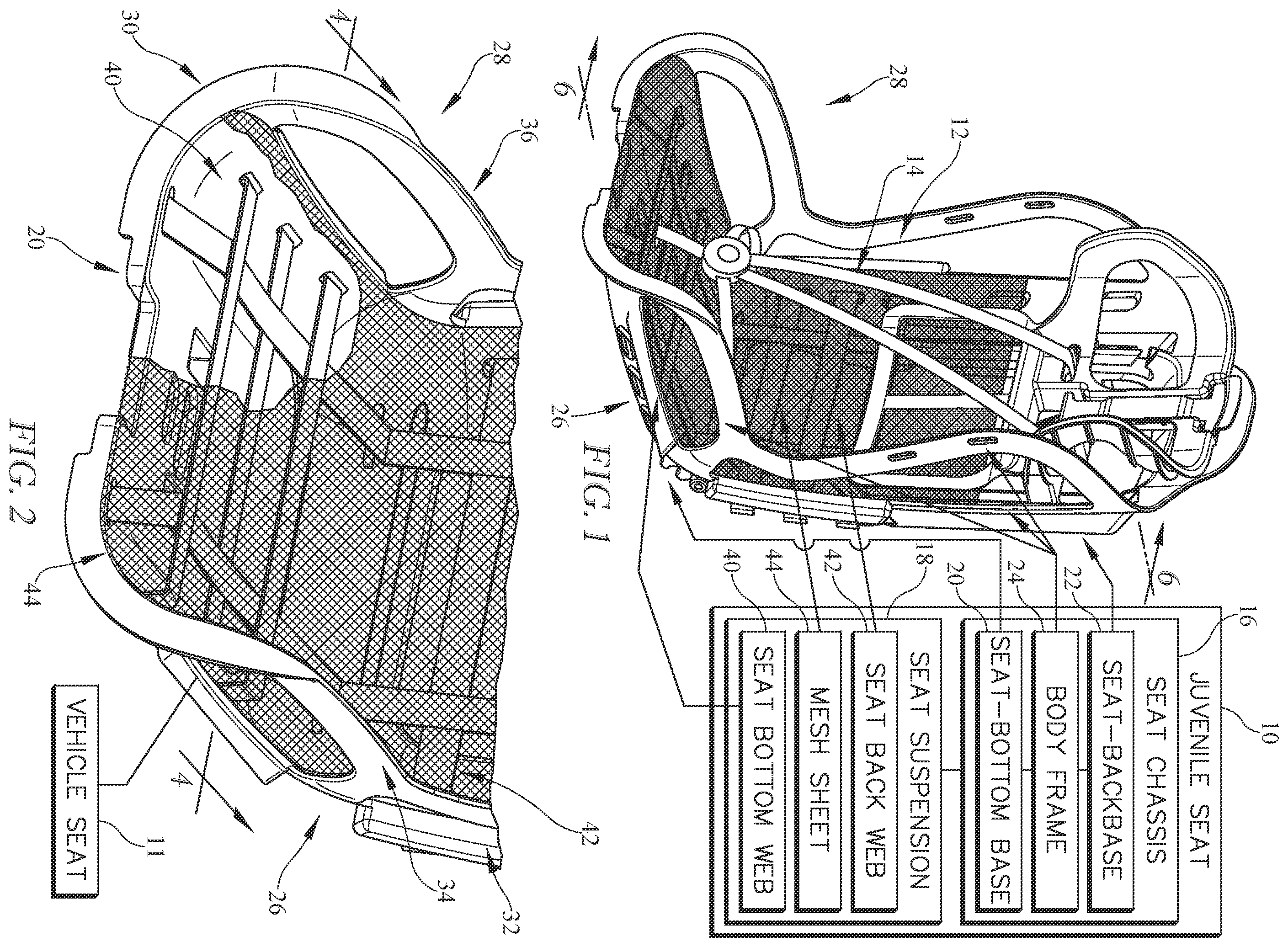 Patent US12365271 — Juvenile seat — Figure 1