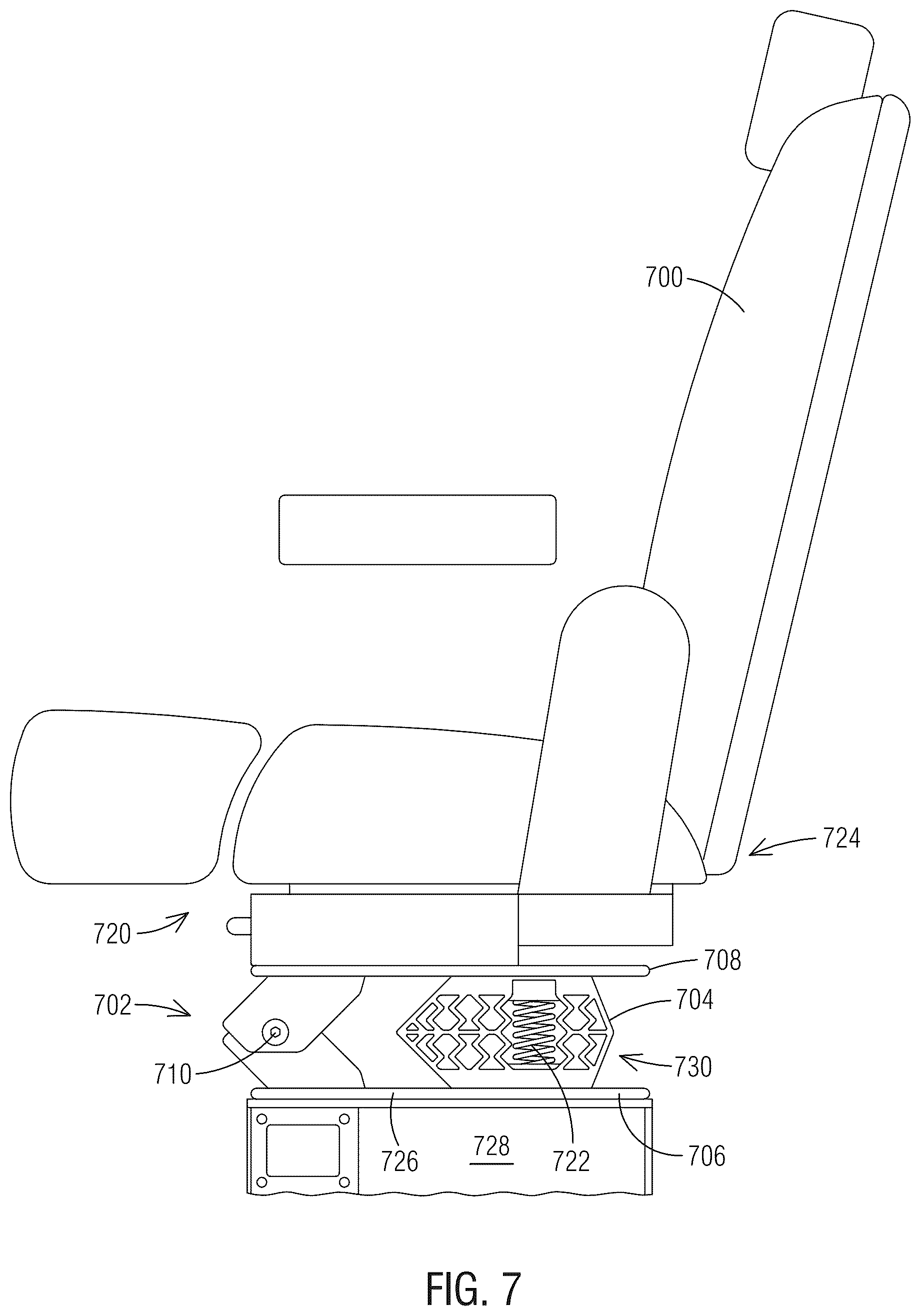 Patent US12365275 Figure 7 – Suspension component