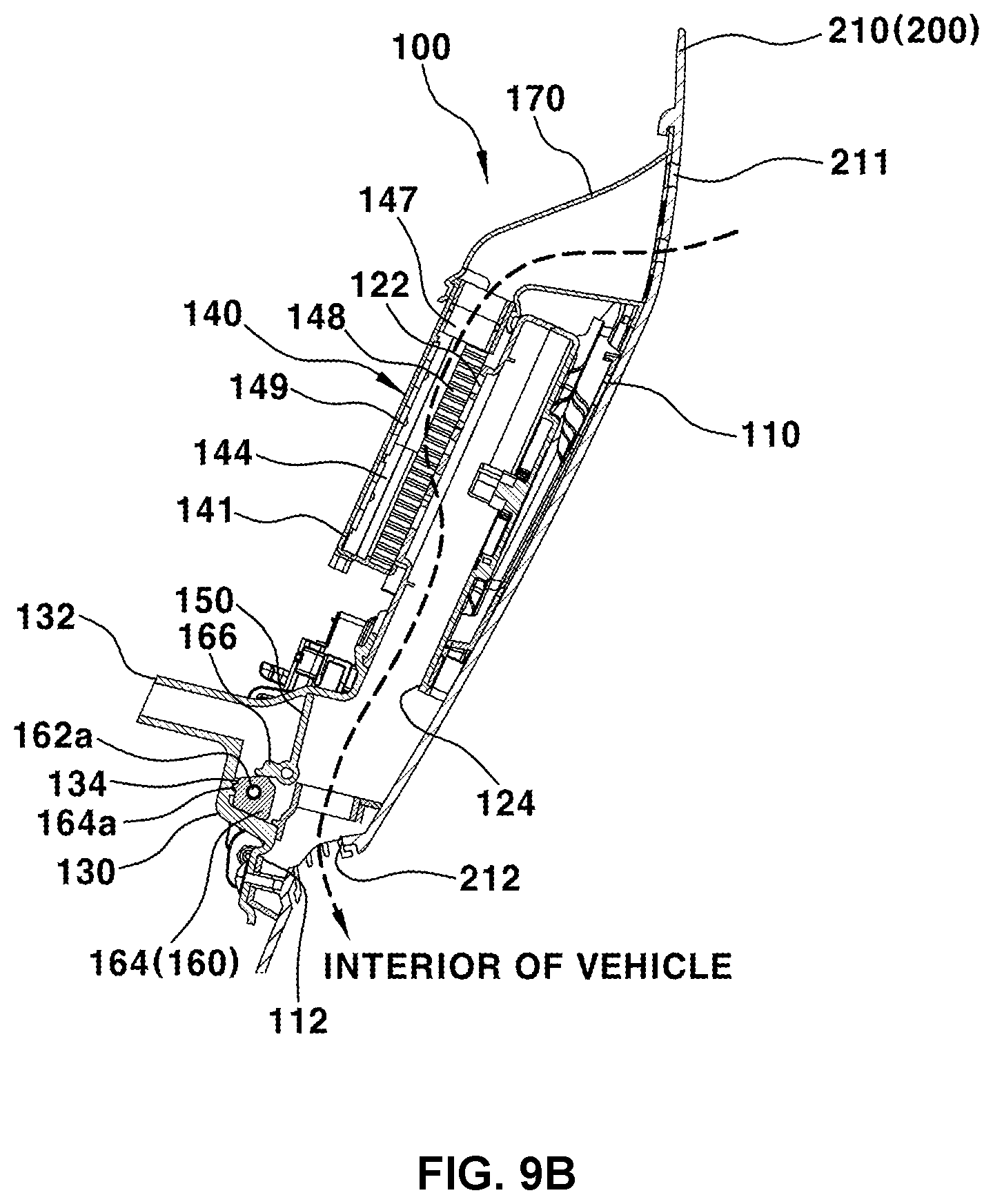 Patent US12365276 Figure 9 – Seat ventilation device for vehicles