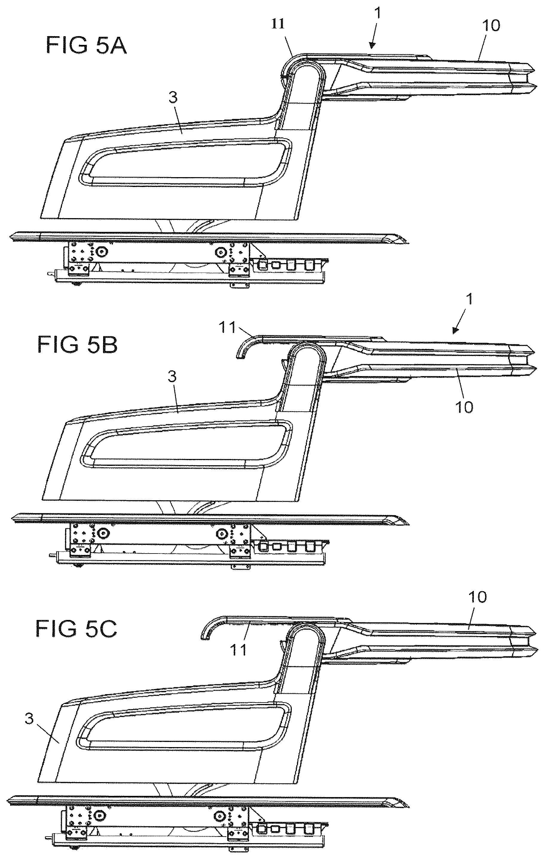 Patent US12365277 Figure 3 – Manually and electrically adjustable device