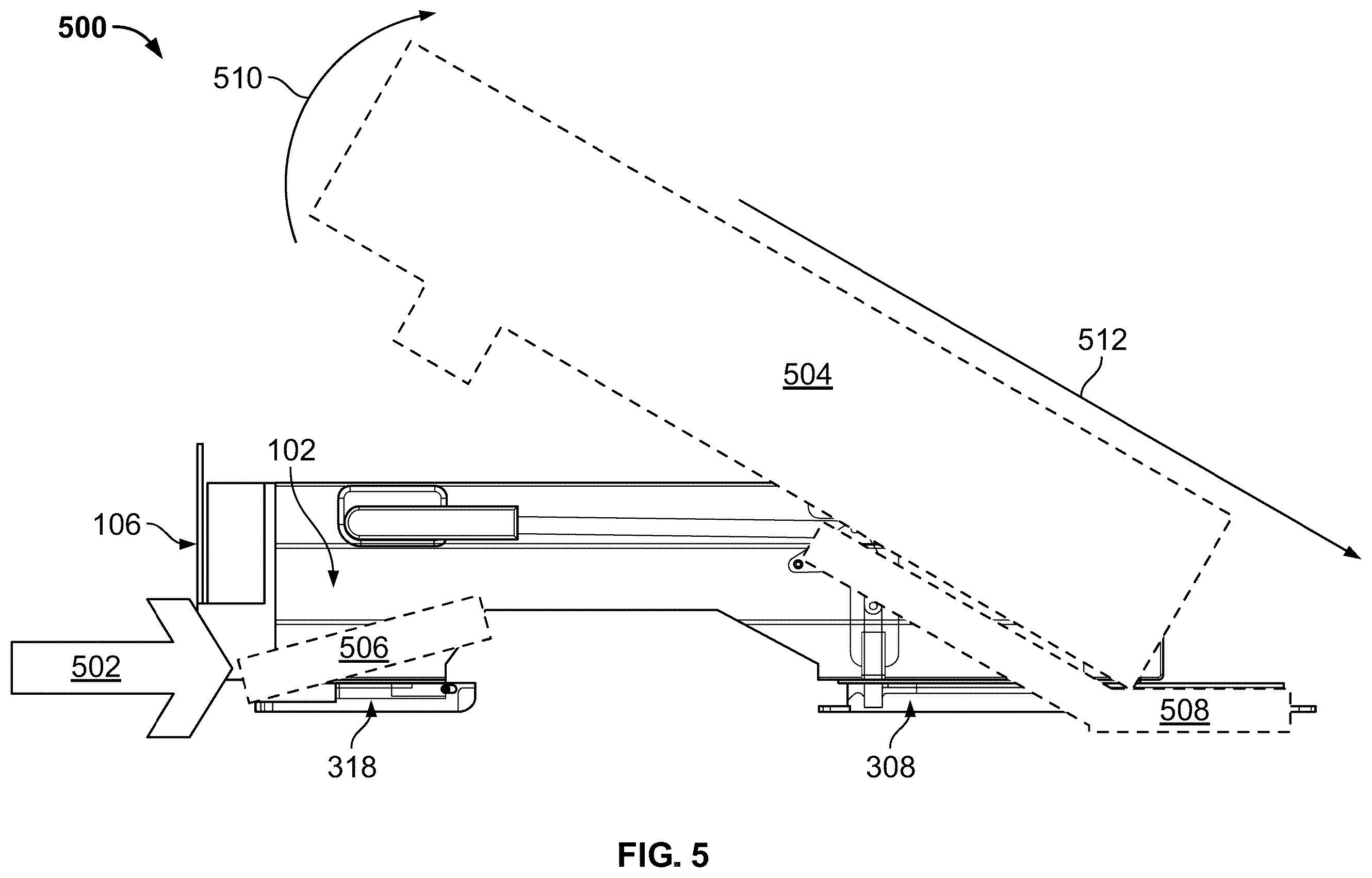 Patent US12365281 Figure 4 – Modular kitchen mounting apparatus
