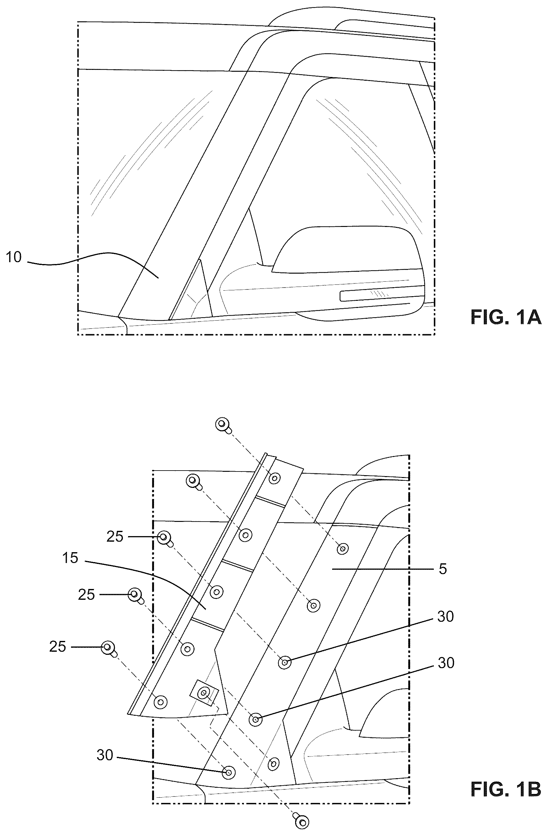 Patent US12365283 Figure 1 – Searchlight system for vehicle post