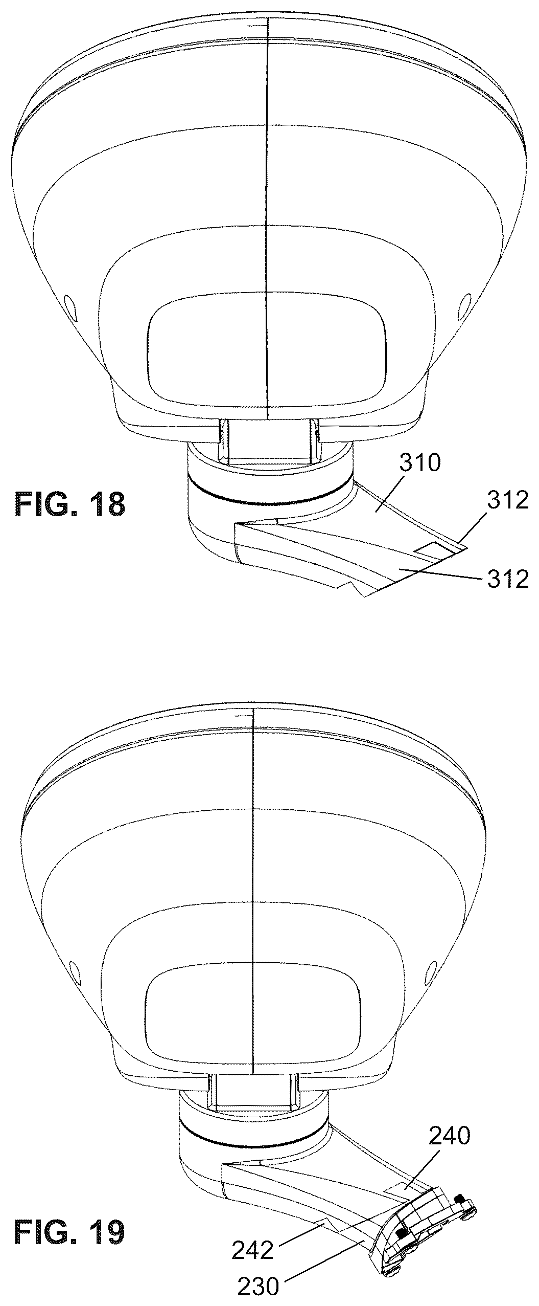 Patent US12365283 Figure 10 – Searchlight system for vehicle post