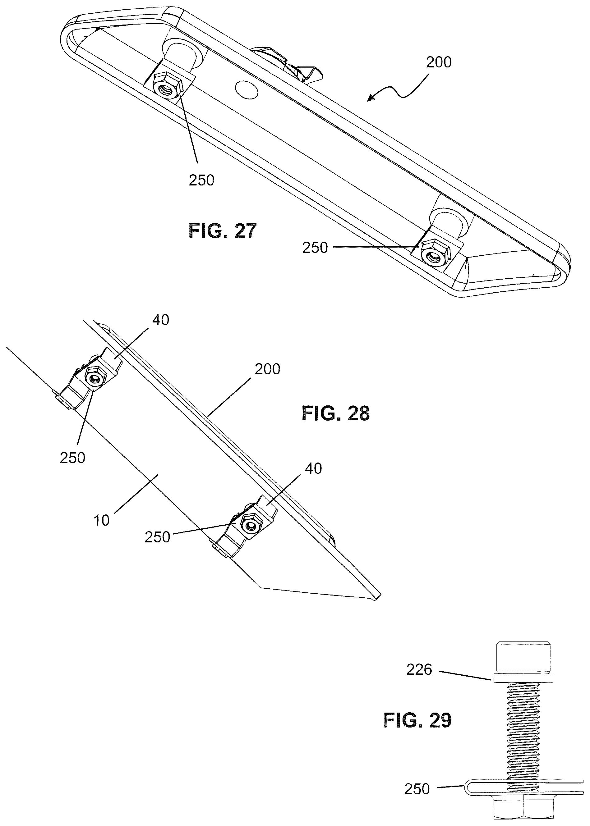 Patent US12365283 Figure 14 – Searchlight system for vehicle post