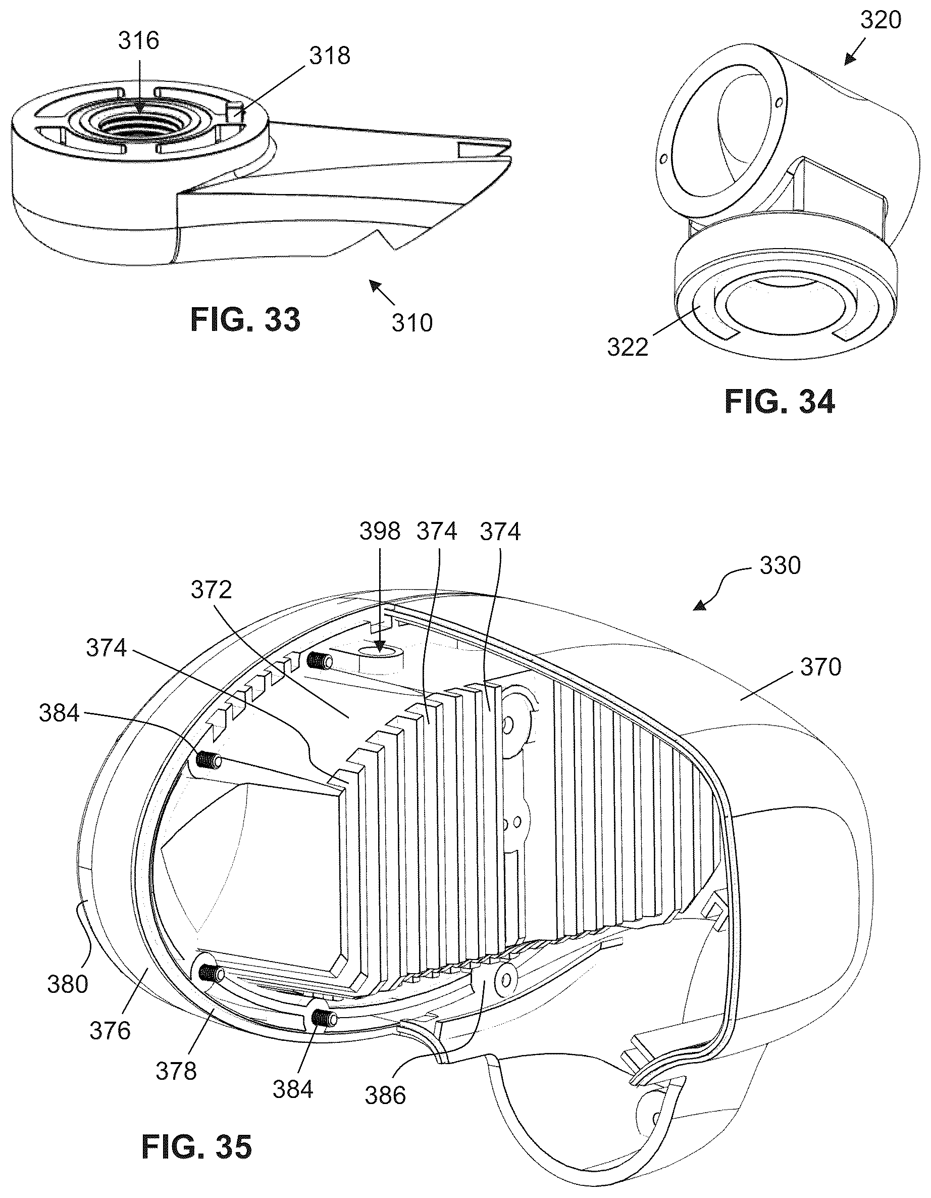 Patent US12365283 Figure 18 – Searchlight system for vehicle post