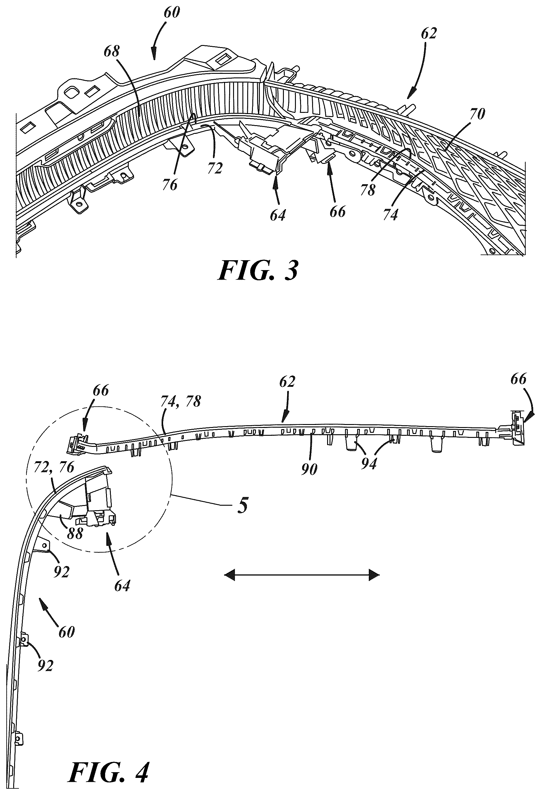 Patent US12365285 Figure 2 – Vehicle ambient light system with overlapped light assemblies