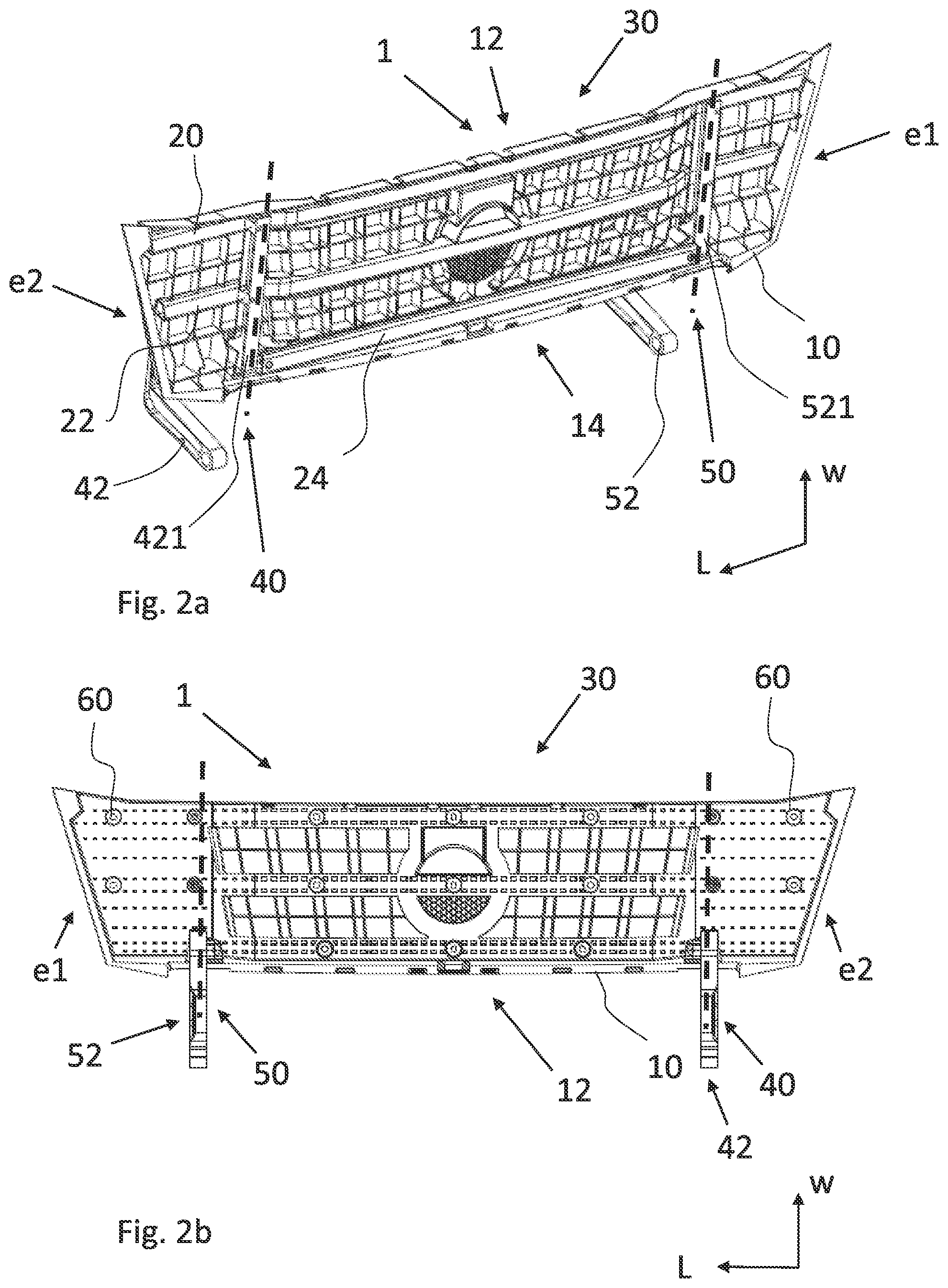Patent US12365287 Figure 2 – Foldable front step and vehicle
