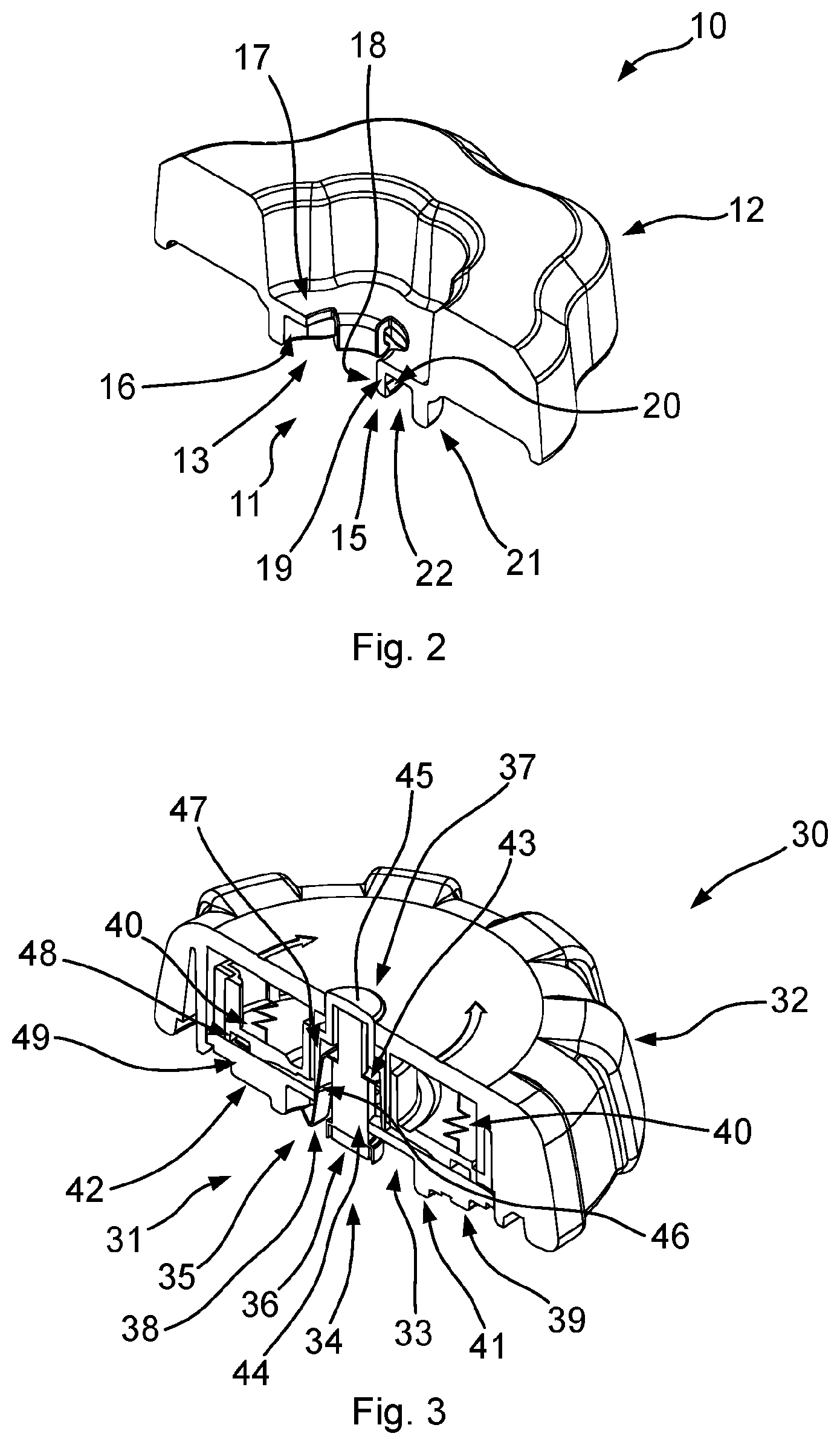 Patent US12365290 Figure 2 – Tightening member, clamp member and clamp assembly